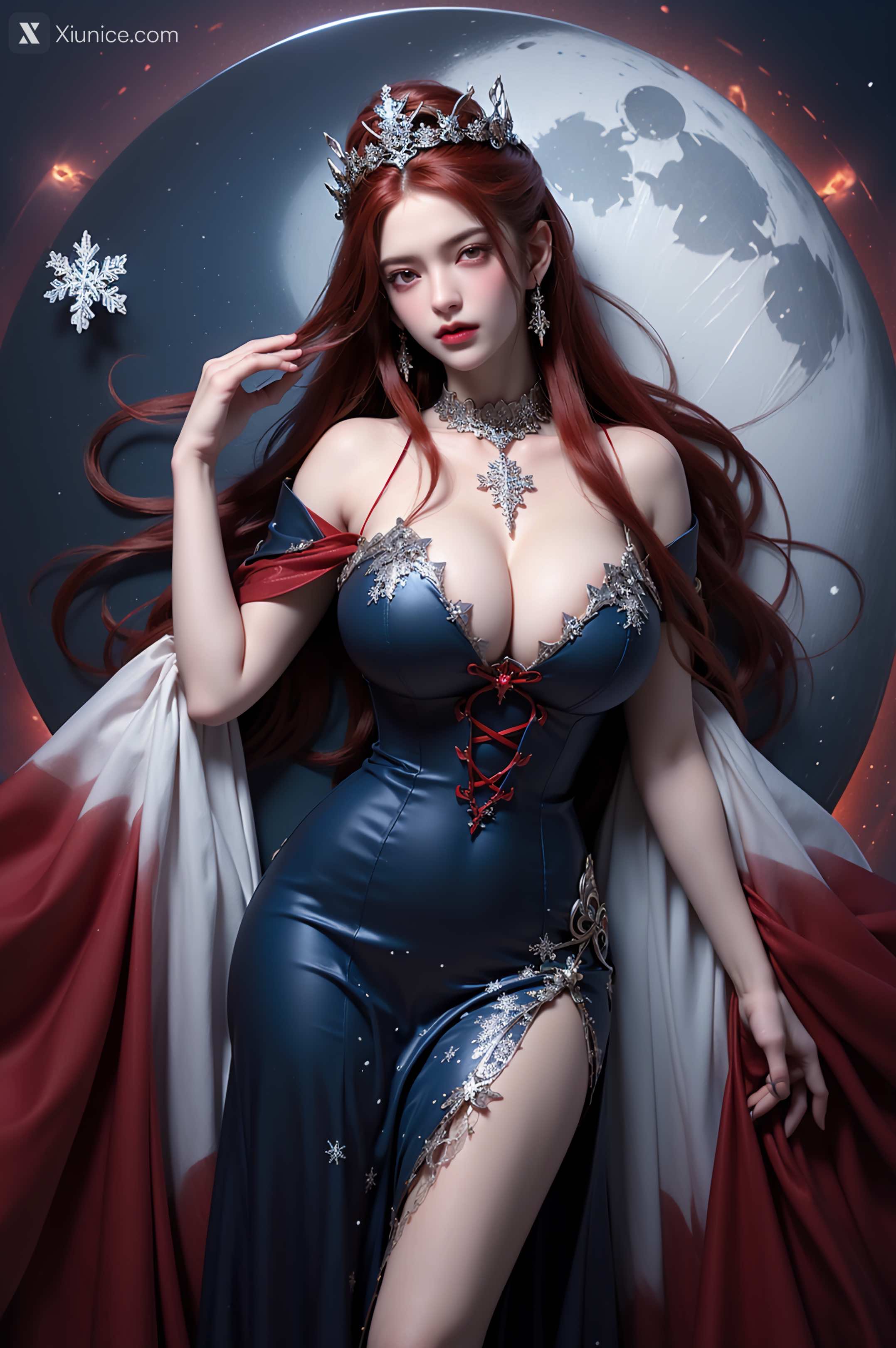 AI Girl Xiunice.com 武庚纪 女魃 冰雪公主 73