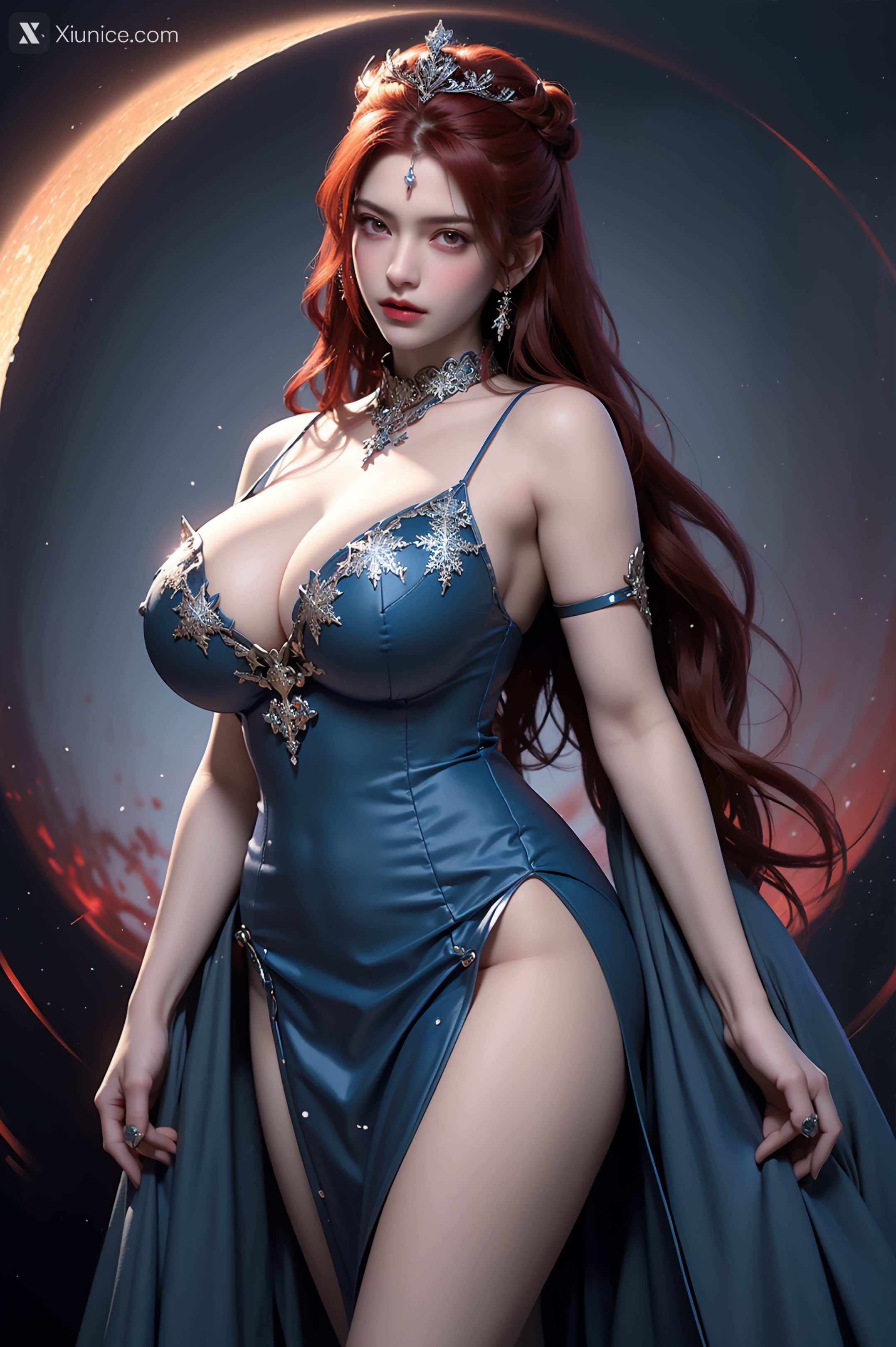 AI Girl Xiunice.com 武庚纪 女魃 冰雪公主 75