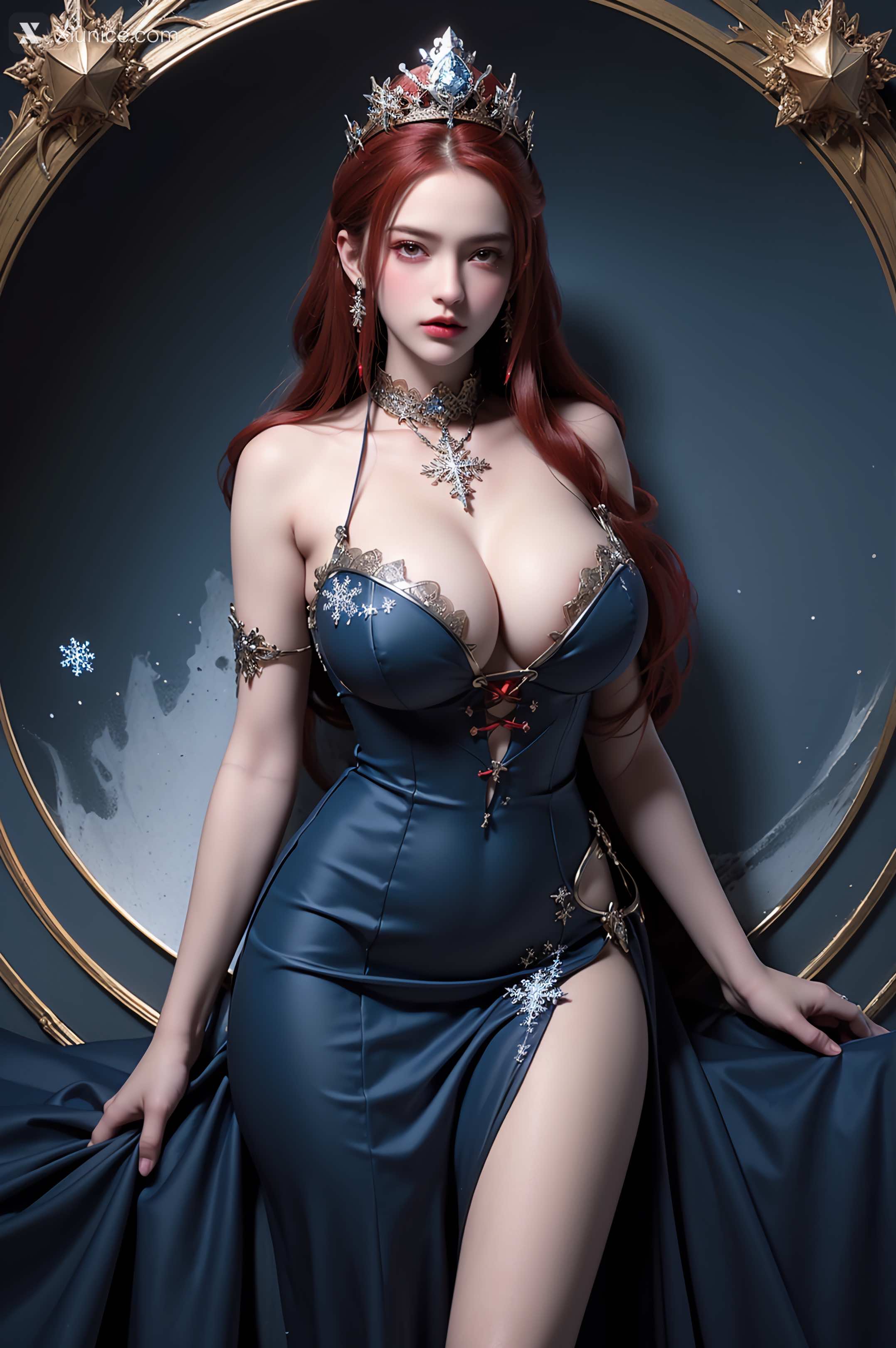 AI Girl Xiunice.com 武庚纪 女魃 冰雪公主 77
