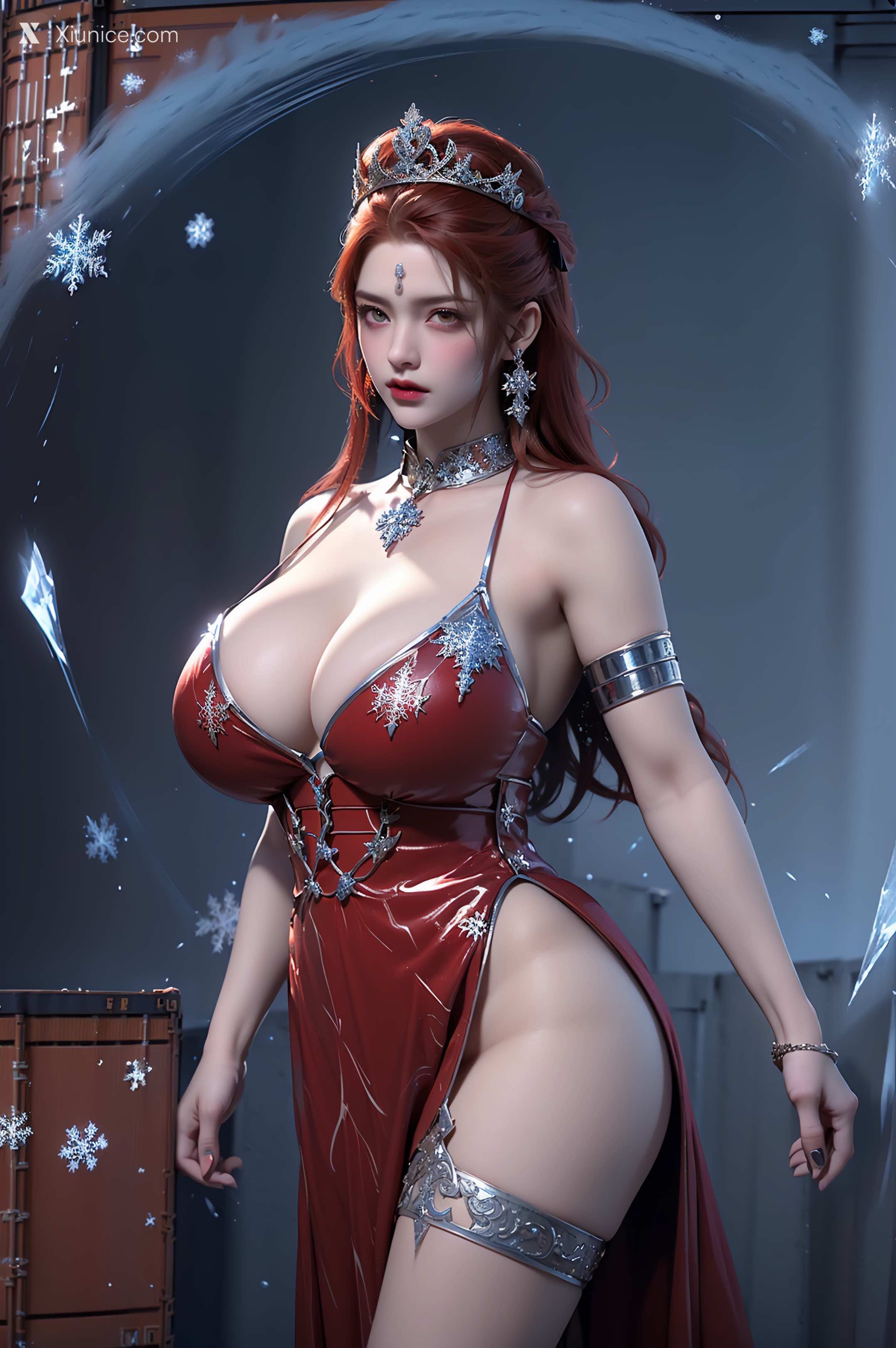 AI Girl Xiunice.com 武庚纪 女魃 冰雪公主 81