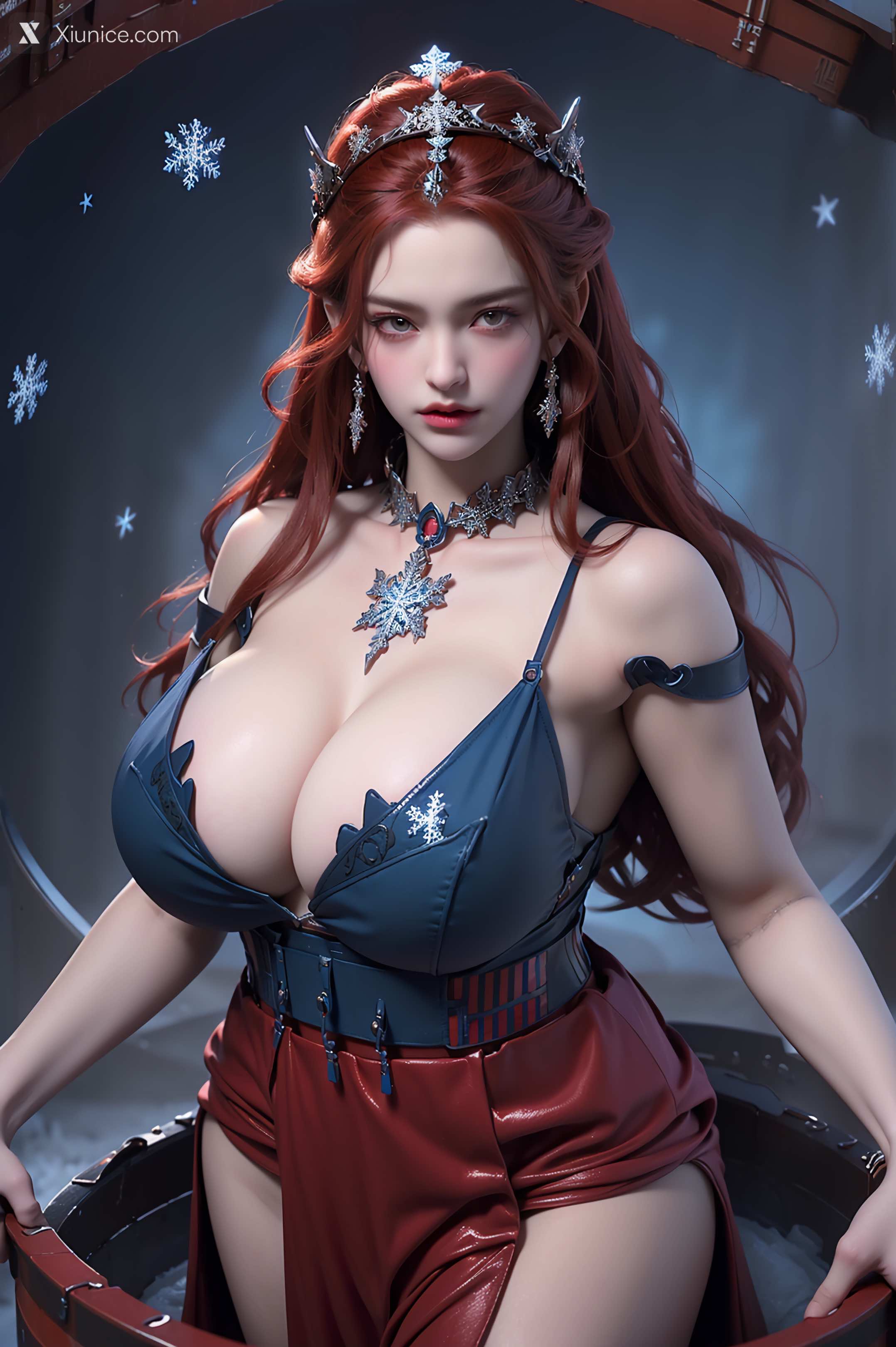 AI Girl Xiunice.com 武庚纪 女魃 冰雪公主 85