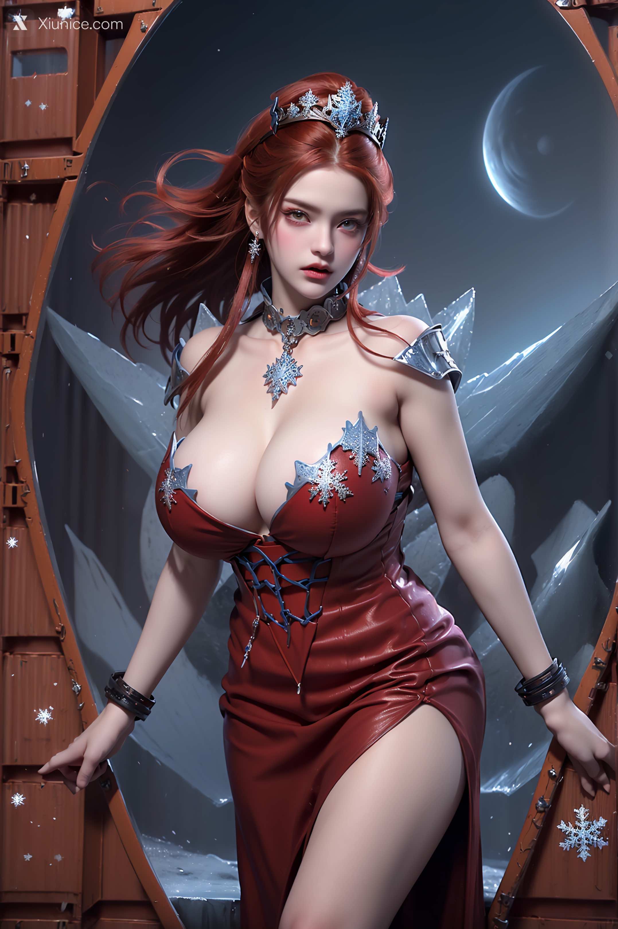 AI Girl Xiunice.com 武庚纪 女魃 冰雪公主 86