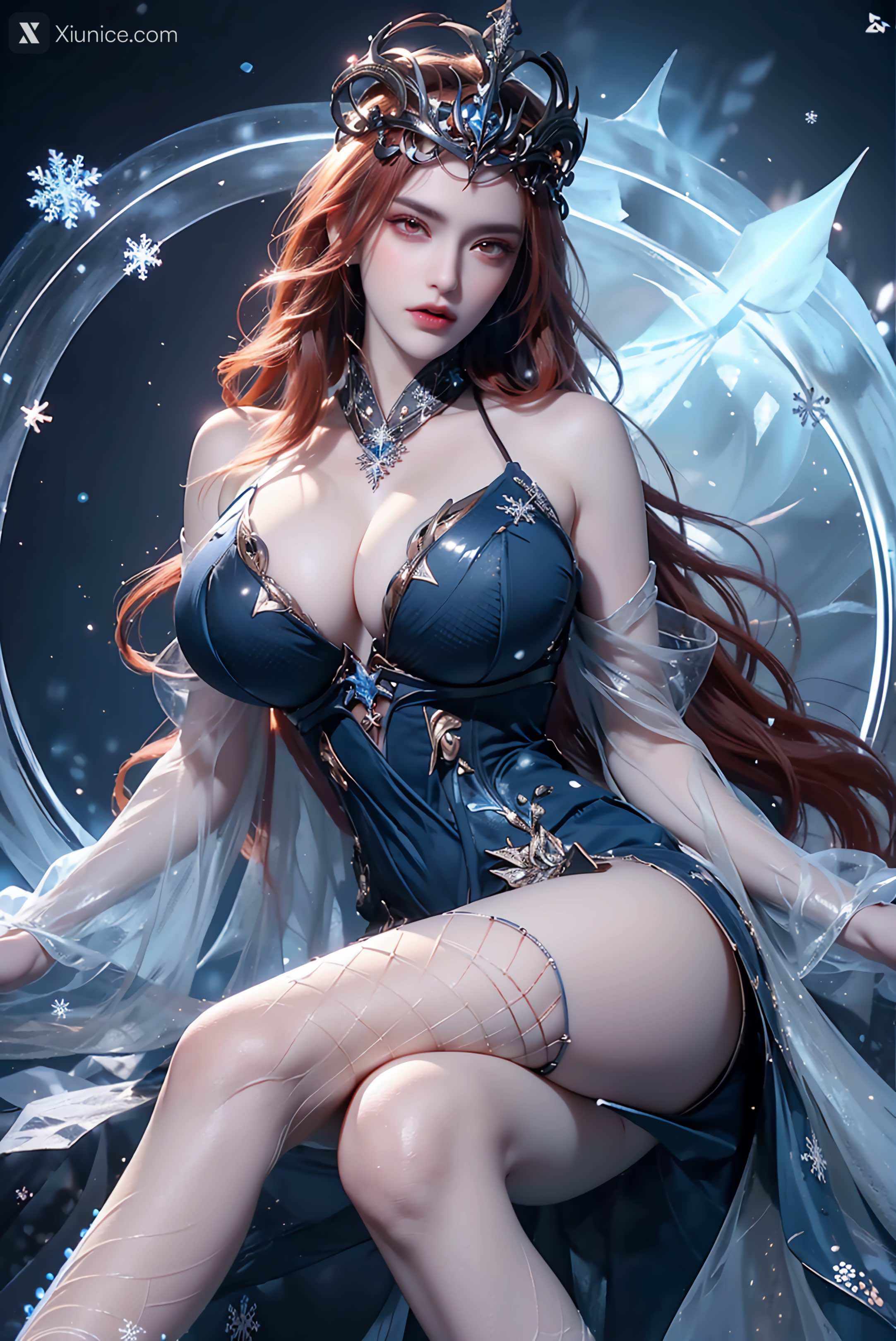 AI Girl Xiunice.com 武庚纪 女魃 冰雪公主 88