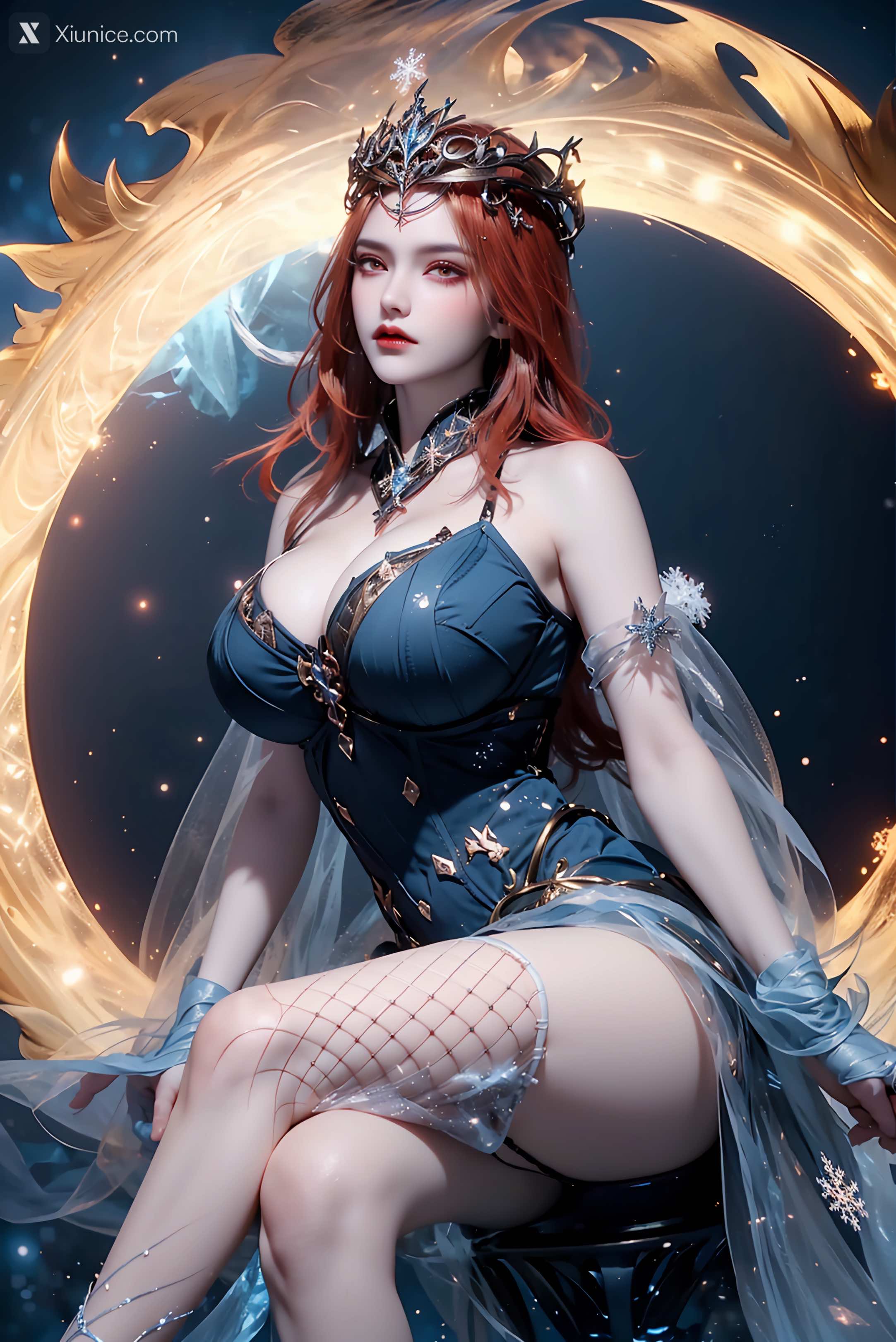 AI Girl Xiunice.com 武庚纪 女魃 冰雪公主 90