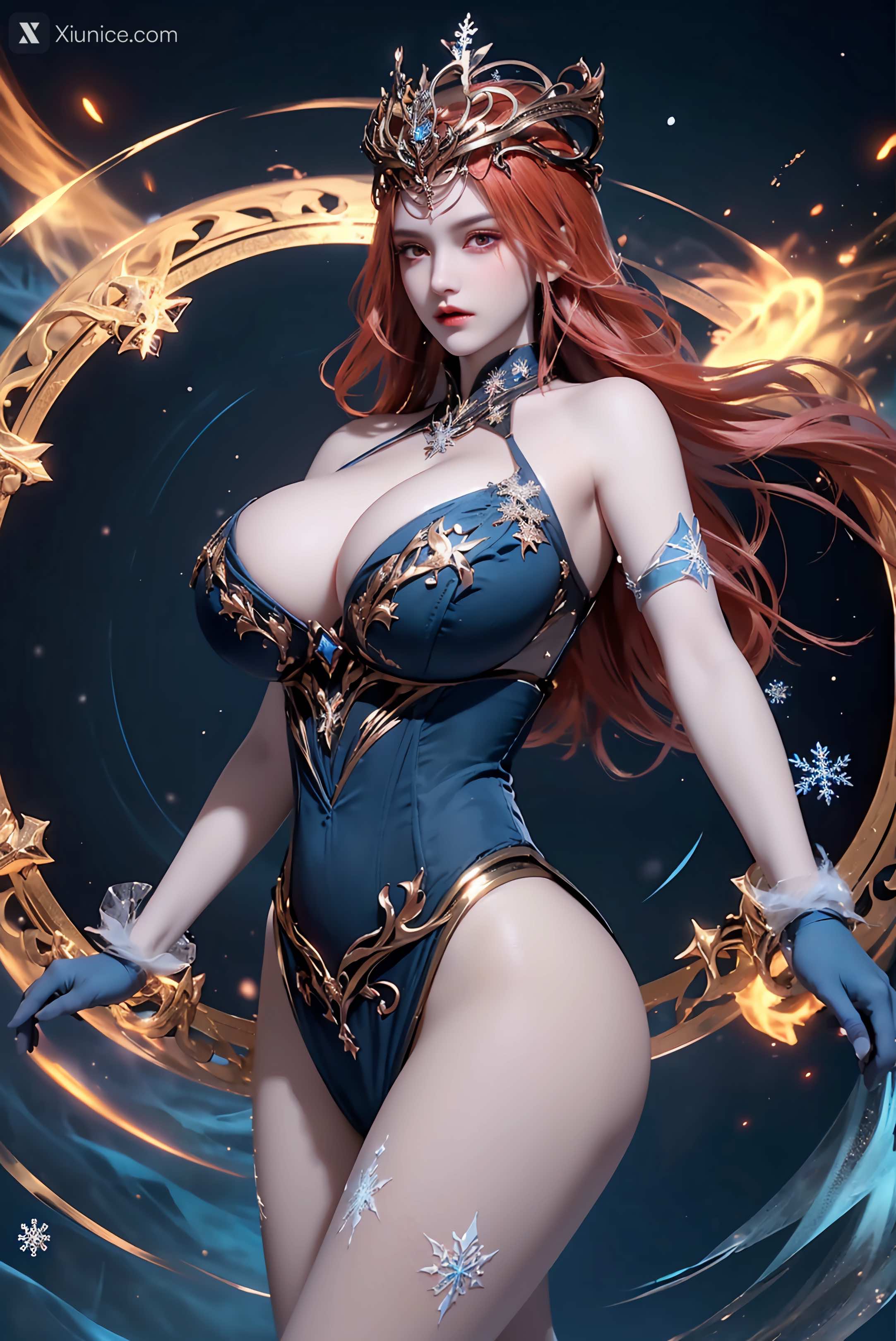 AI Girl Xiunice.com 武庚纪 女魃 冰雪公主 94