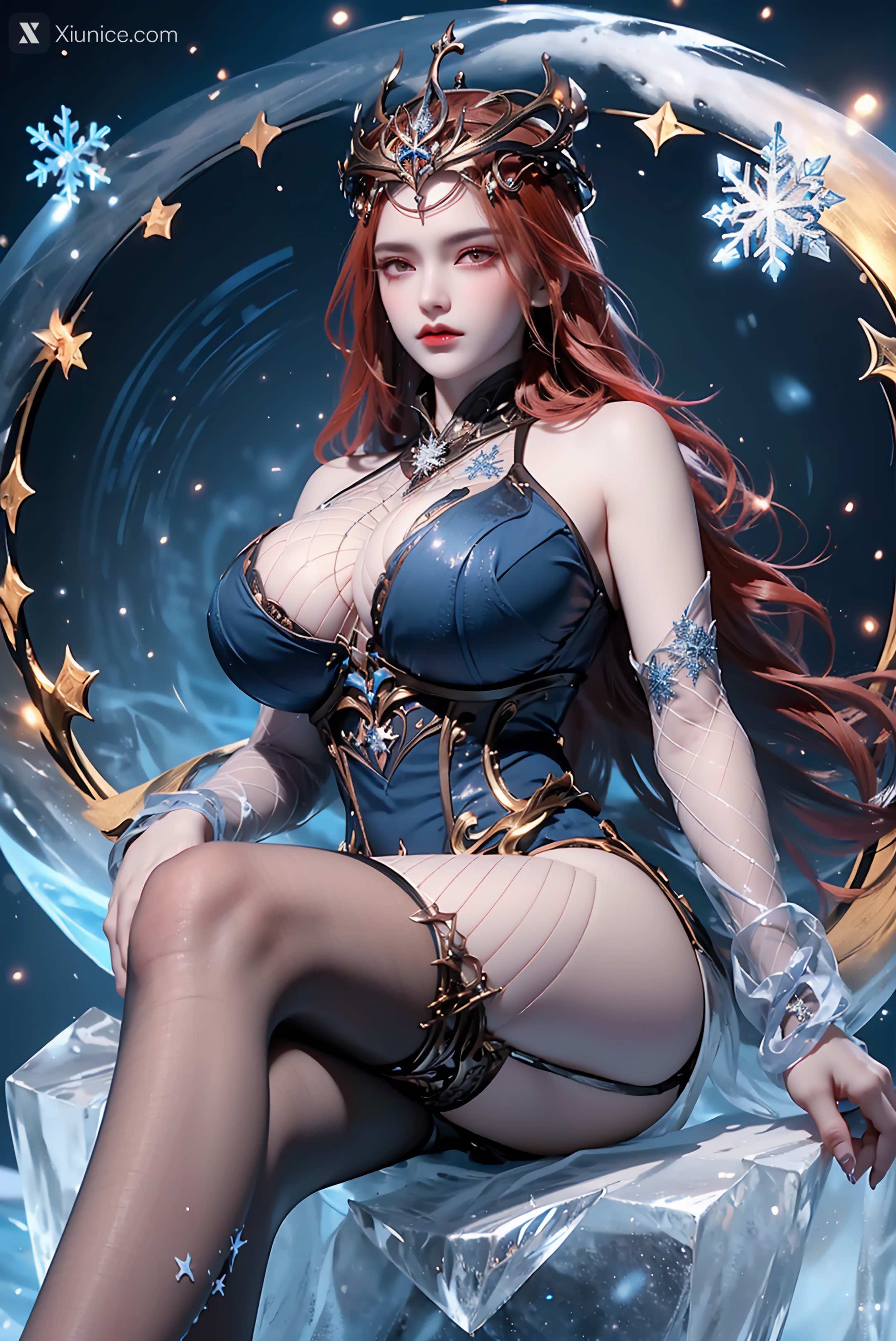 AI Girl Xiunice.com 武庚纪 女魃 冰雪公主 97