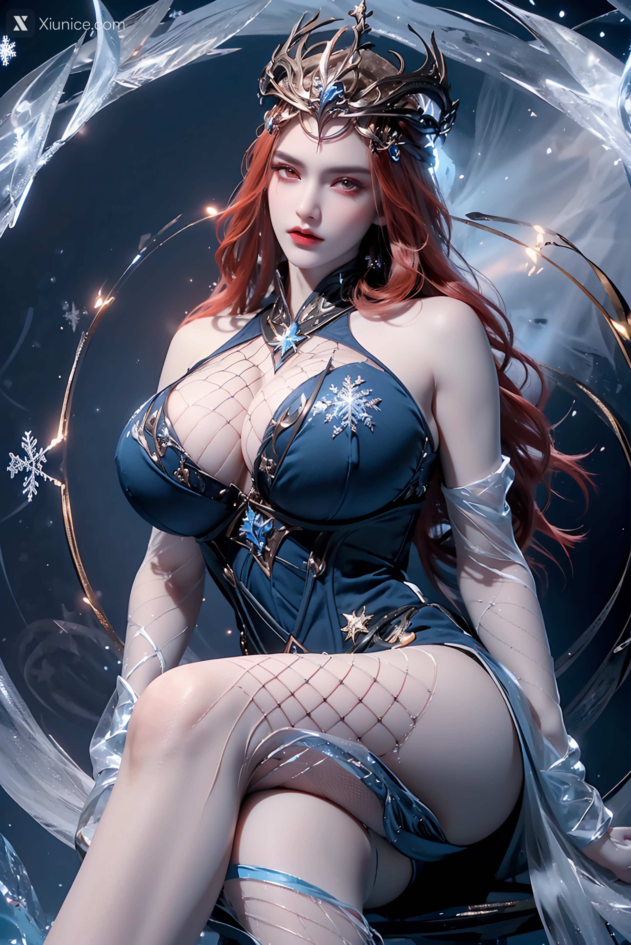 AI Girl Xiunice.com 武庚纪 女魃 冰雪公主 98