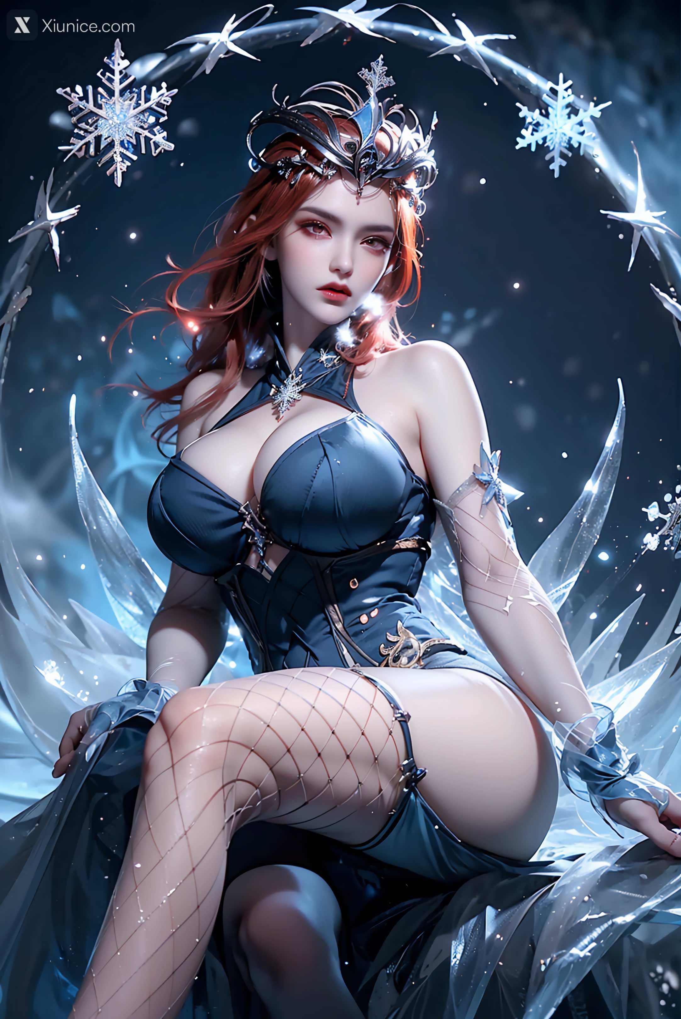 AI Girl Xiunice.com 武庚纪 女魃 冰雪公主 99