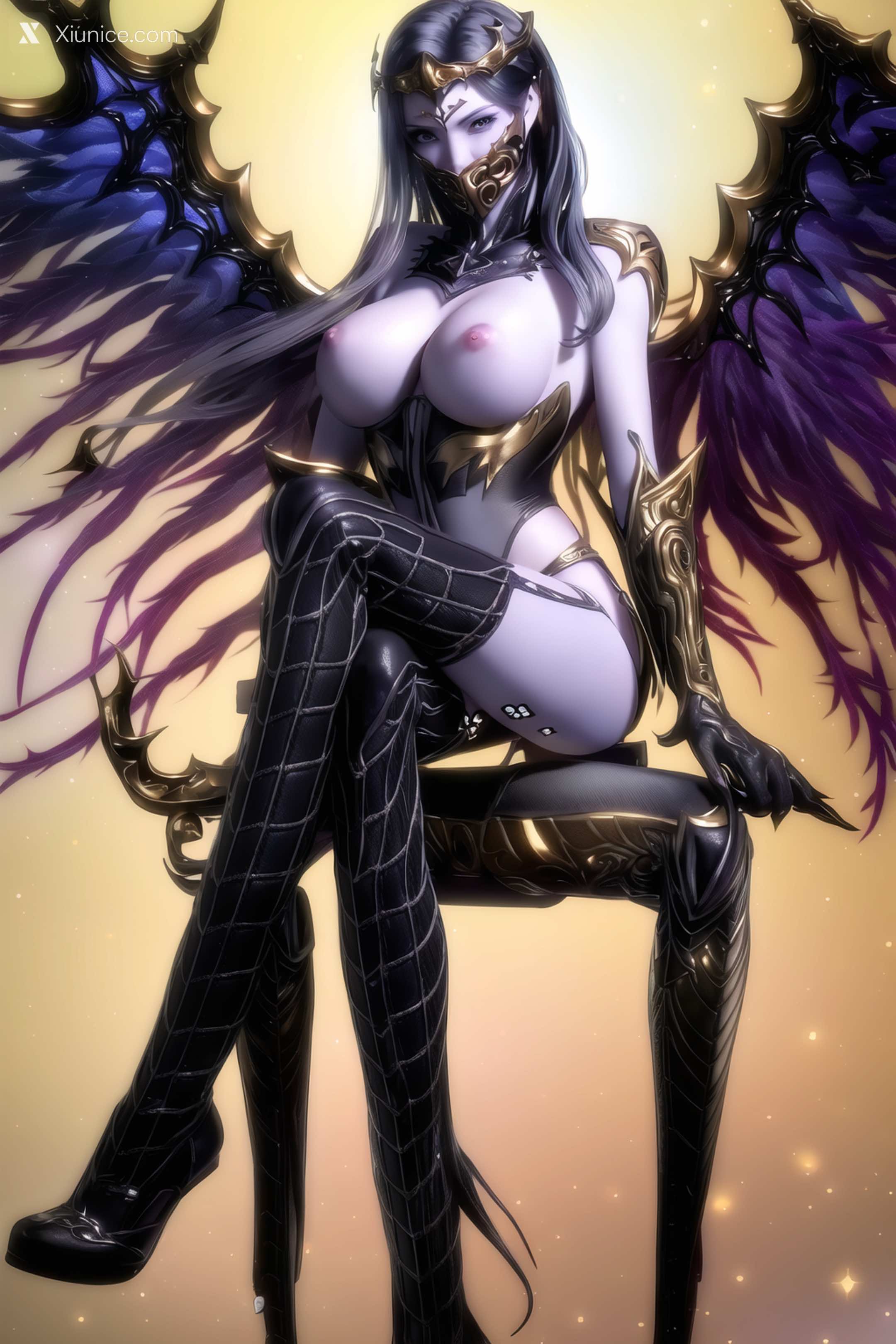 AI Girl Xiunice.com 武庚纪 阿岚 白龙 不闻不问 随风起舞 不闻不问 1 15