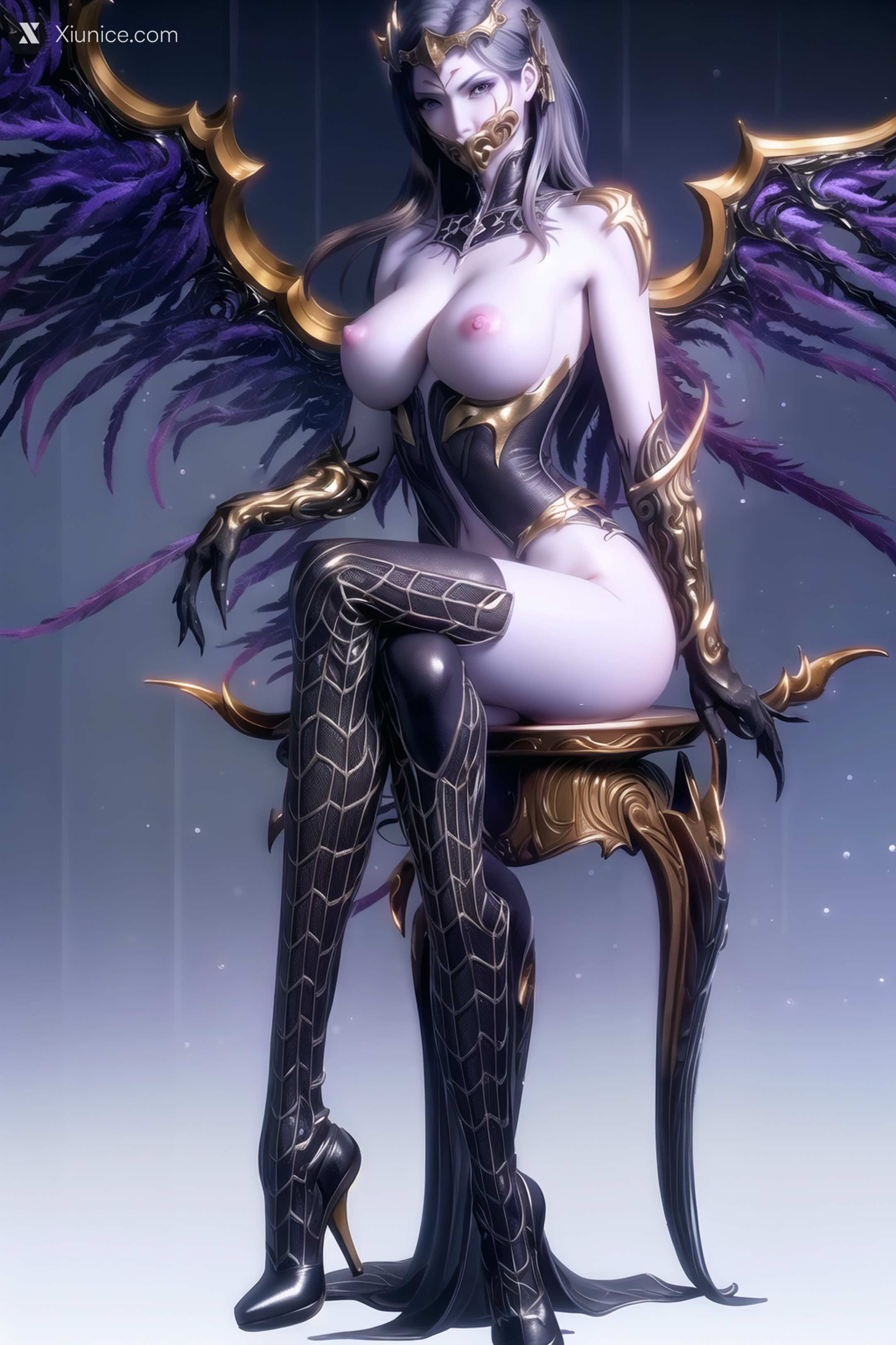 AI Girl Xiunice.com 武庚纪 阿岚 白龙 不闻不问 随风起舞 不闻不问 1 23