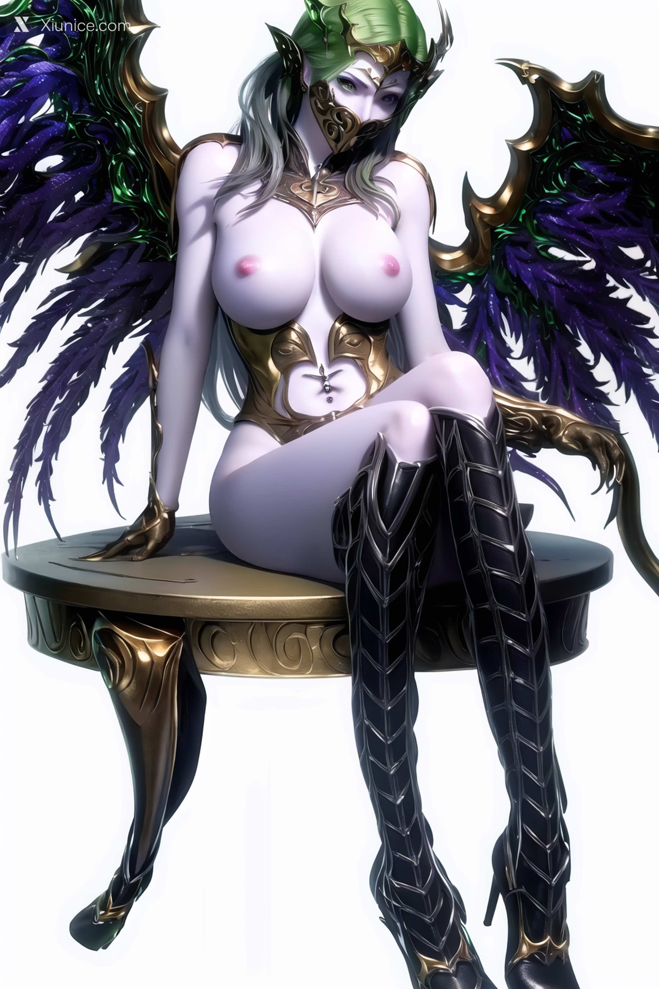 AI Girl Xiunice.com 武庚纪 阿岚 白龙 不闻不问 随风起舞 不闻不问 1 7