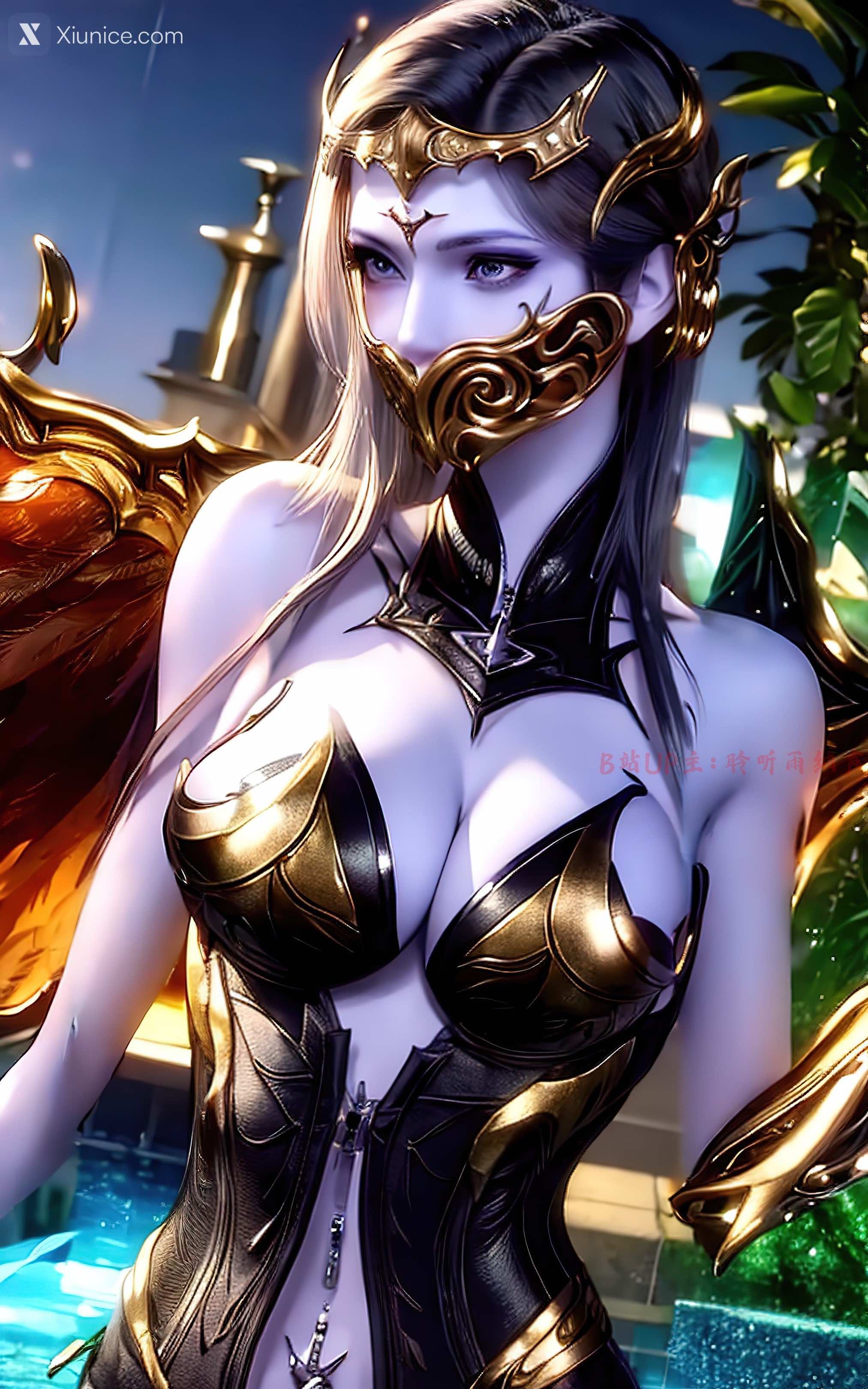 AI Girl Xiunice.com 武庚纪 阿岚 白龙 不闻不问 随风起舞 不闻不问 2 3