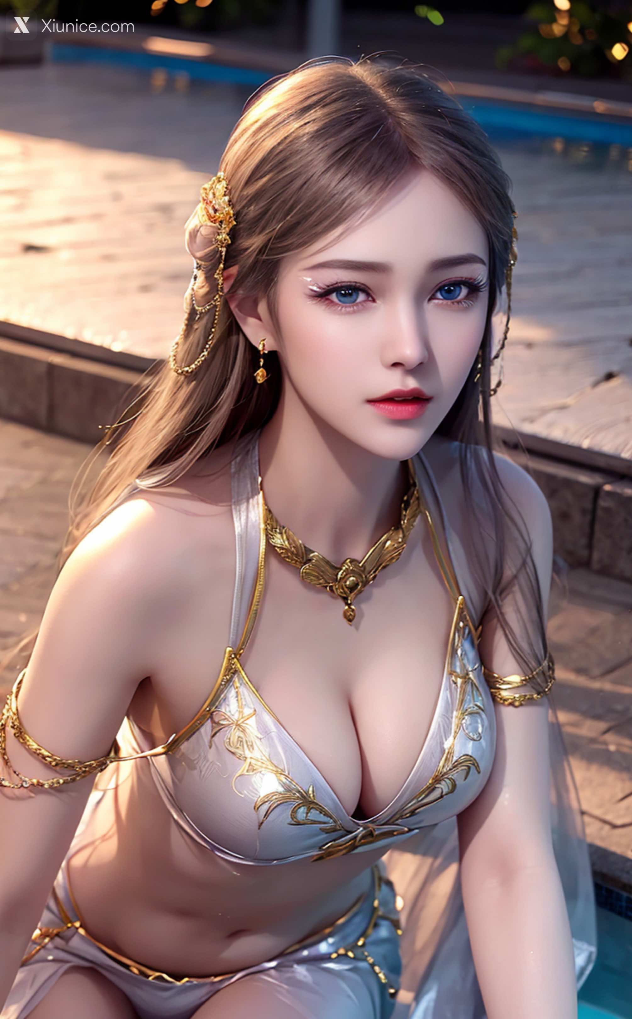 AI Girl Xiunice.com 武庚纪 阿岚 白龙 不闻不问 随风起舞 白龙 1 14