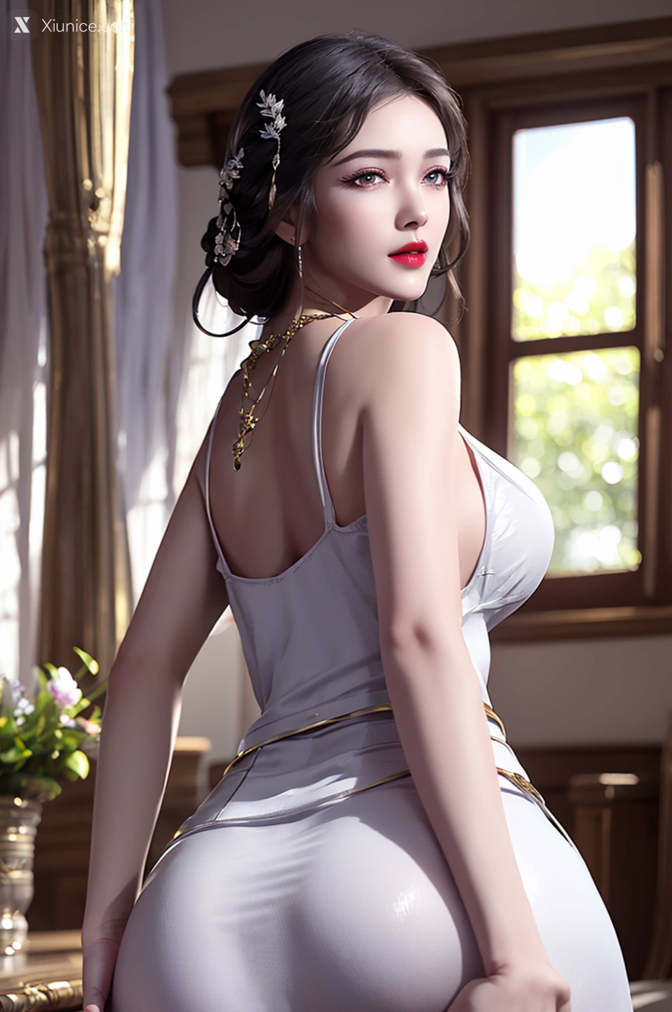 AI Girl Xiunice.com 武庚纪 阿岚 白龙 不闻不问 随风起舞 白龙 1 3