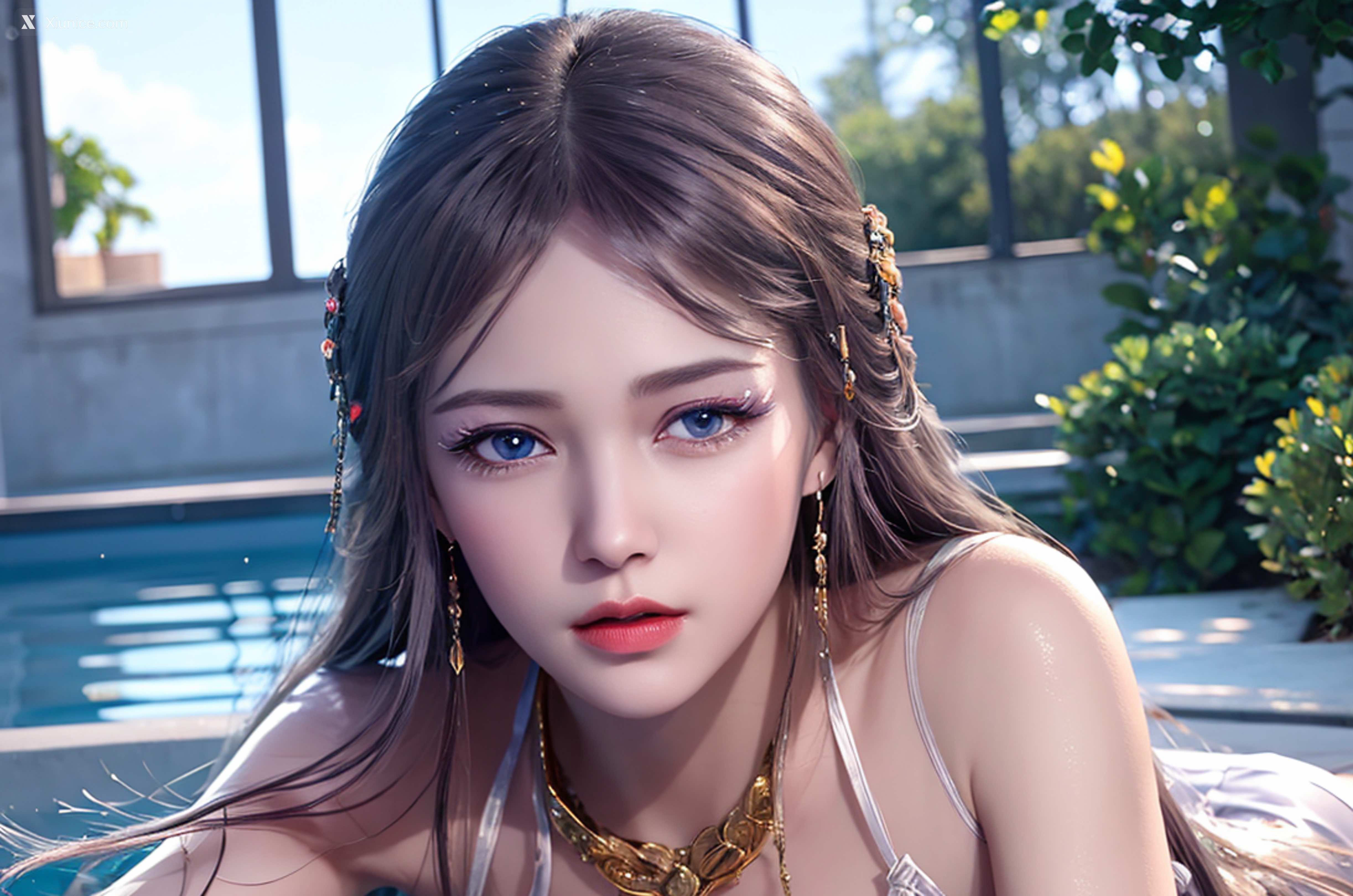 AI Girl Xiunice.com 武庚纪 阿岚 白龙 不闻不问 随风起舞 白龙 1 64