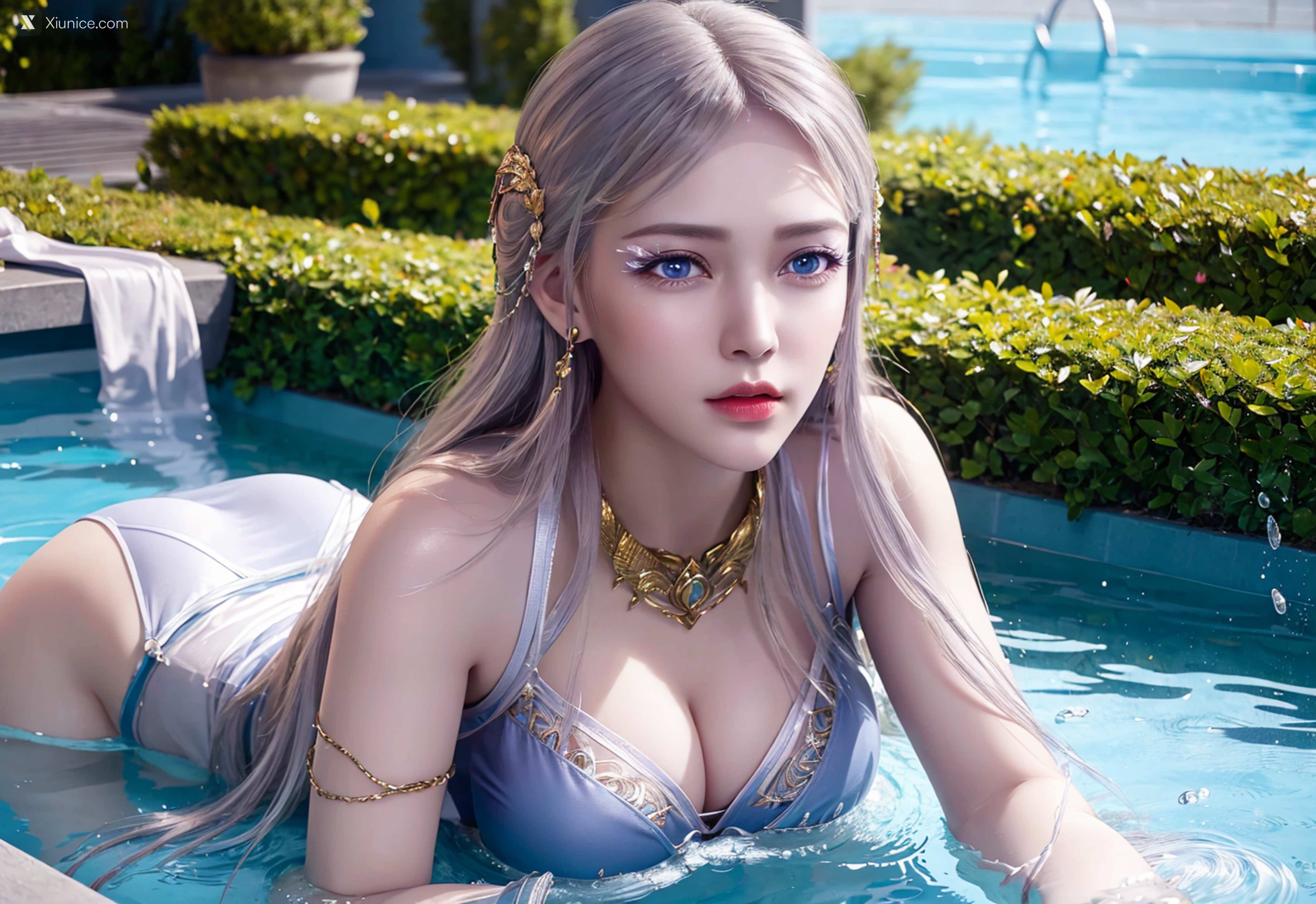 AI Girl Xiunice.com 武庚纪 阿岚 白龙 不闻不问 随风起舞 白龙 1 80