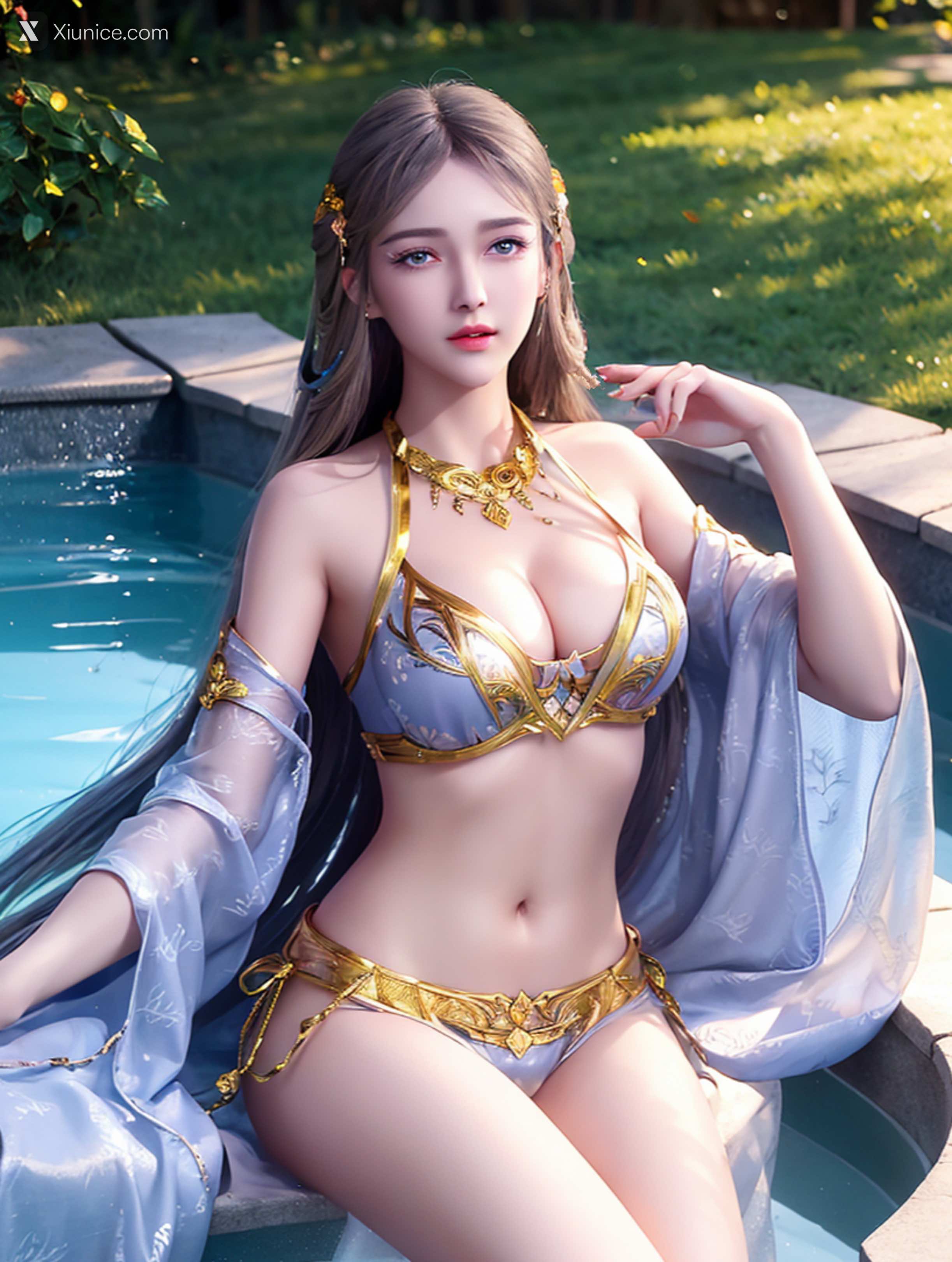 AI Girl Xiunice.com 武庚纪 阿岚 白龙 不闻不问 随风起舞 白龙 1 86