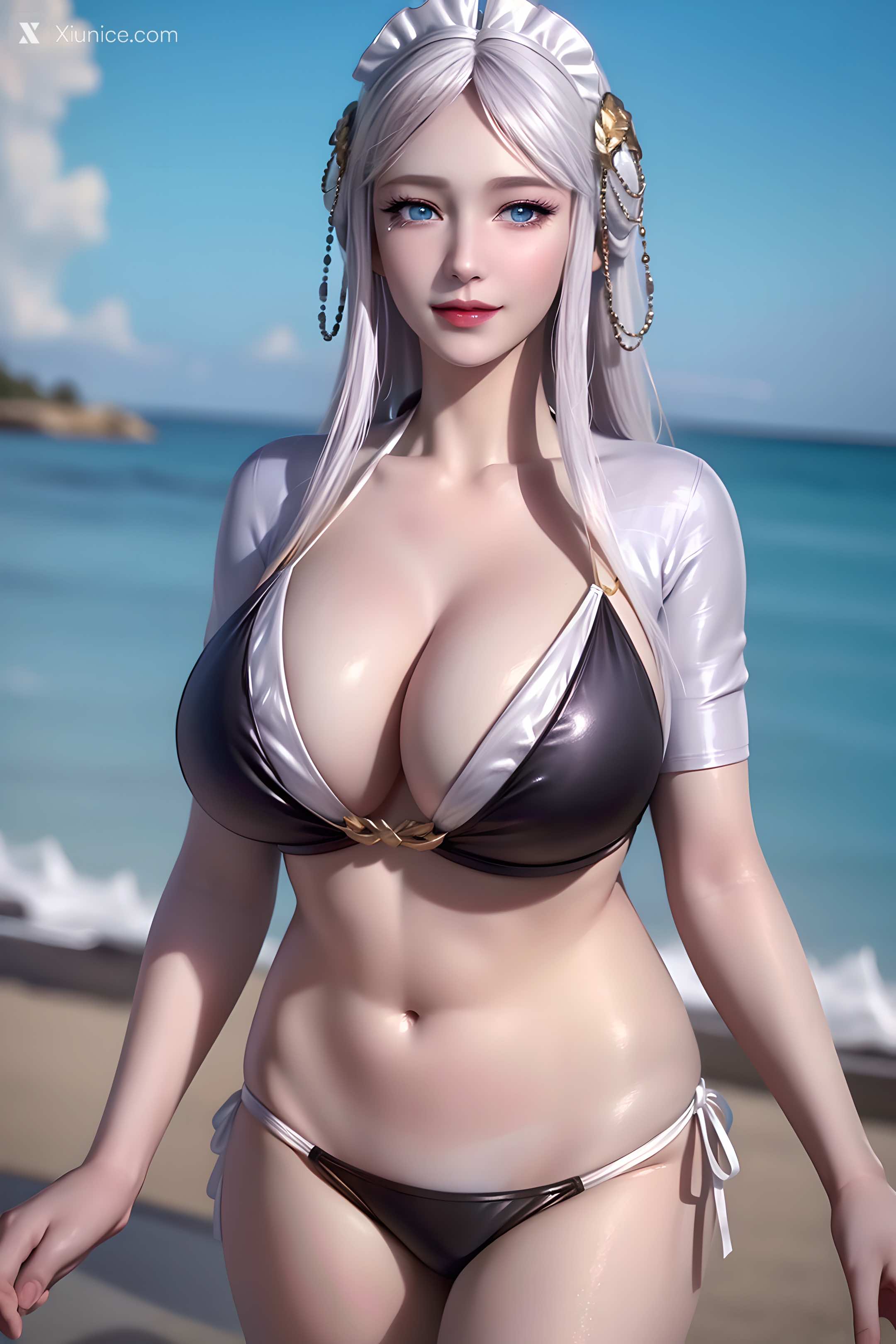 AI Girl Xiunice.com 武庚纪 阿岚 白龙 不闻不问 随风起舞 白龙 2 1