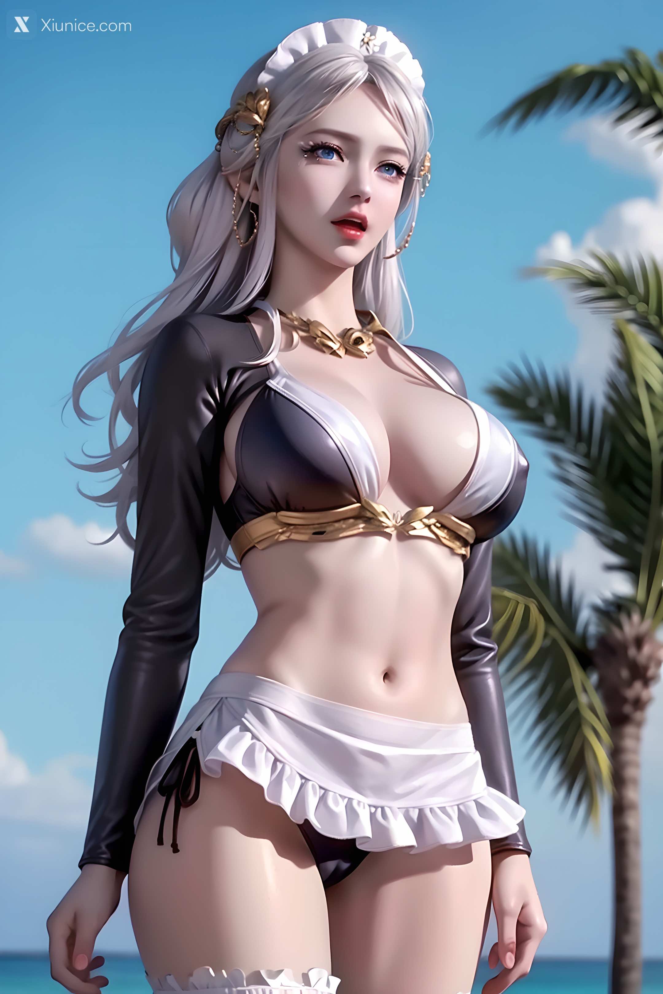 AI Girl Xiunice.com 武庚纪 阿岚 白龙 不闻不问 随风起舞 白龙 2 15