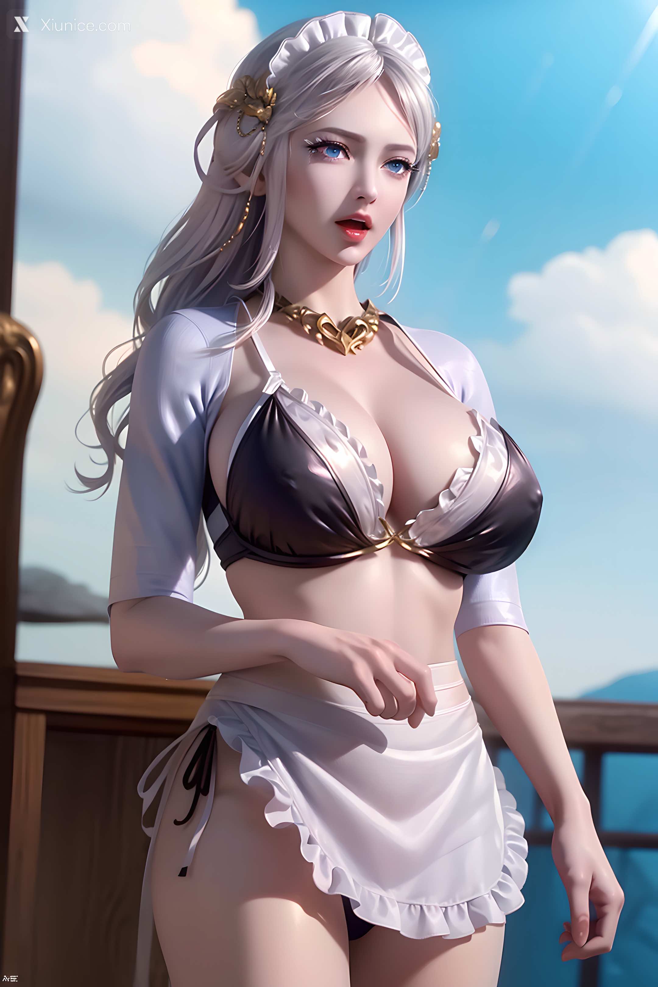 AI Girl Xiunice.com 武庚纪 阿岚 白龙 不闻不问 随风起舞 白龙 2 16