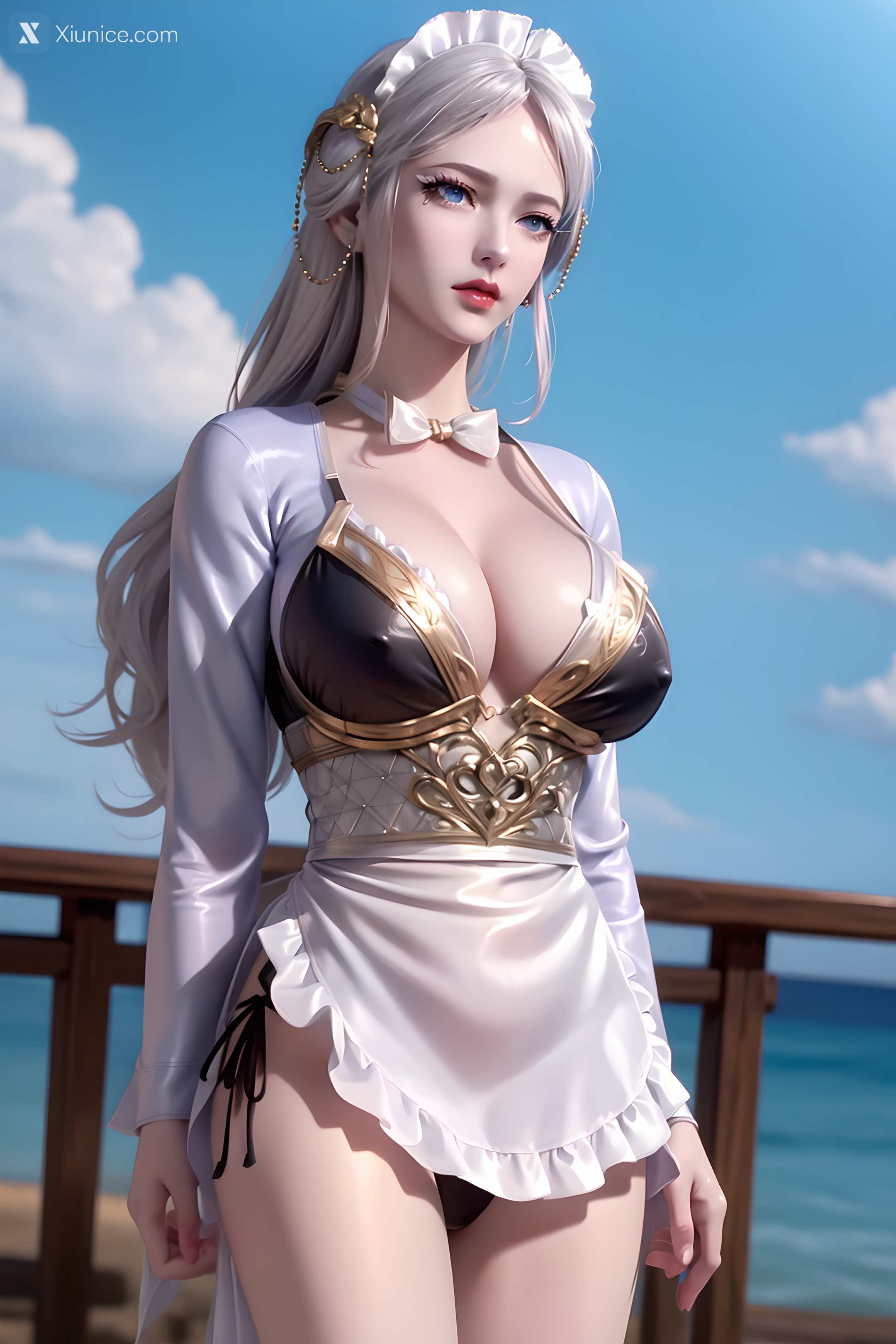 AI Girl Xiunice.com 武庚纪 阿岚 白龙 不闻不问 随风起舞 白龙 2 17