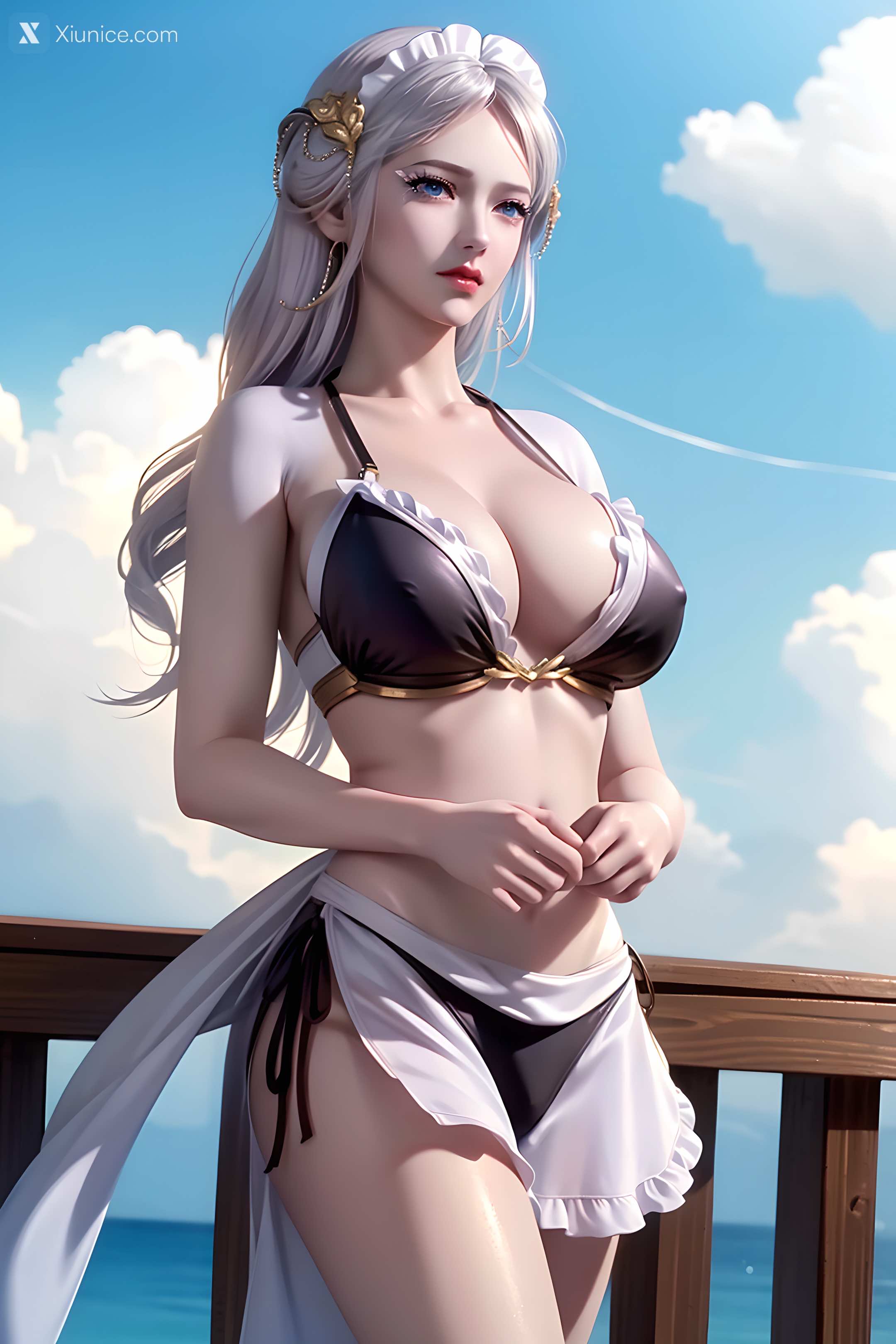 AI Girl Xiunice.com 武庚纪 阿岚 白龙 不闻不问 随风起舞 白龙 2 18