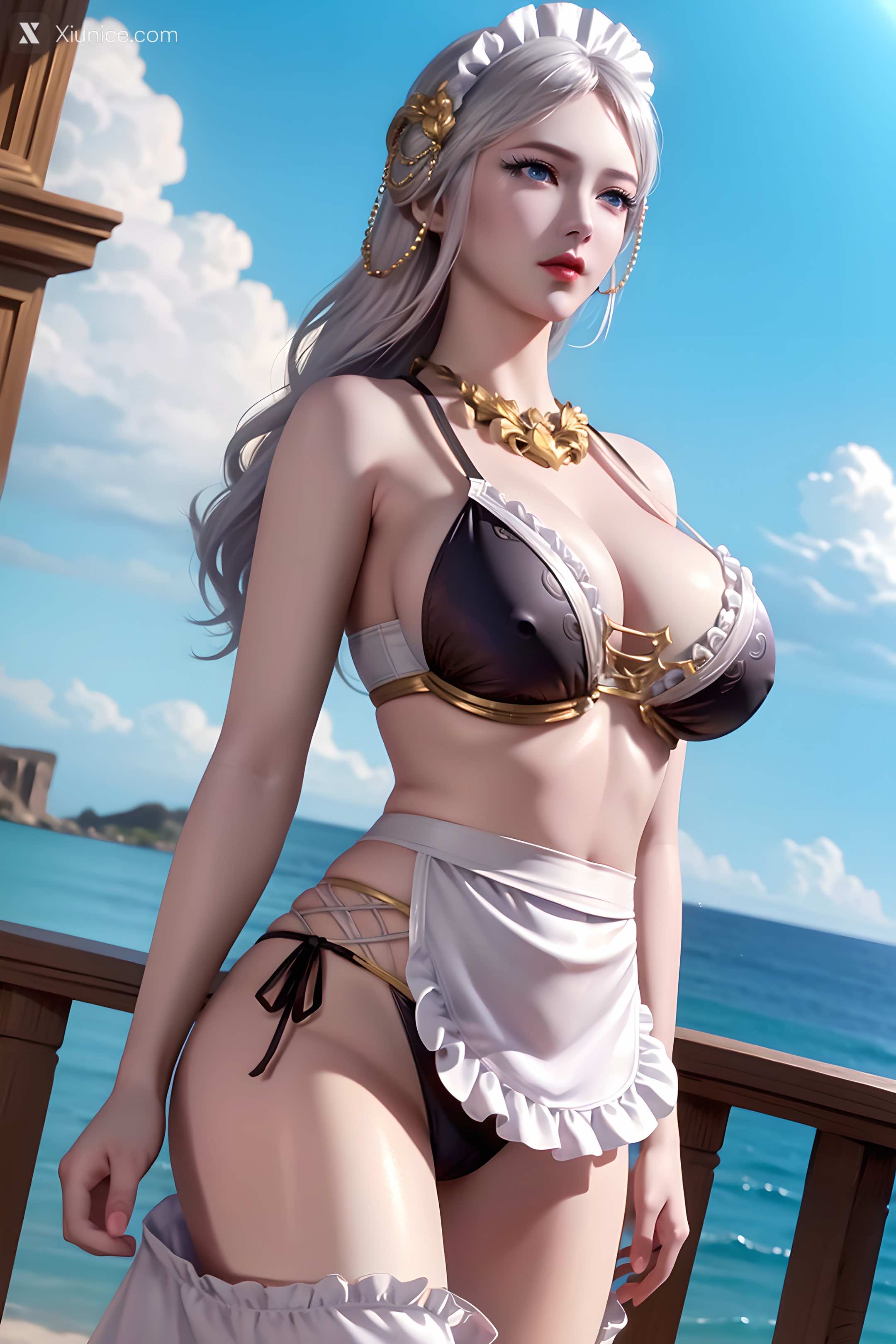 AI Girl Xiunice.com 武庚纪 阿岚 白龙 不闻不问 随风起舞 白龙 2 19