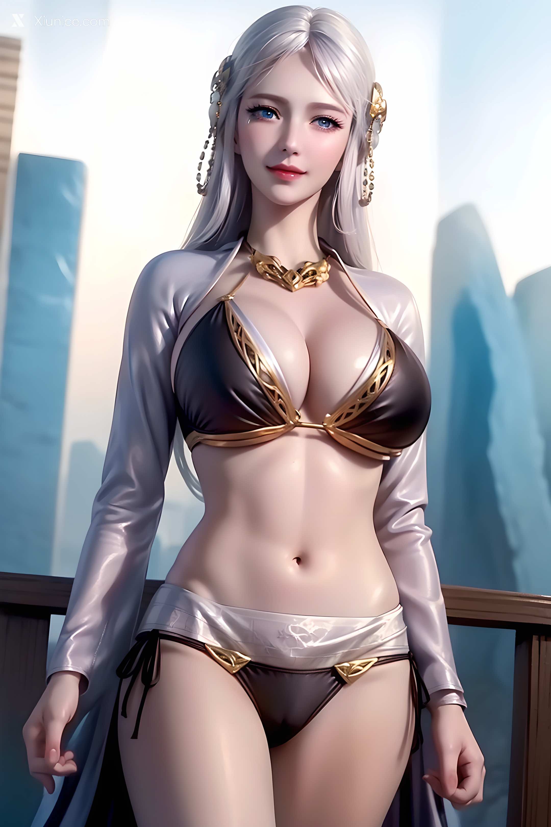 AI Girl Xiunice.com 武庚纪 阿岚 白龙 不闻不问 随风起舞 白龙 2 2