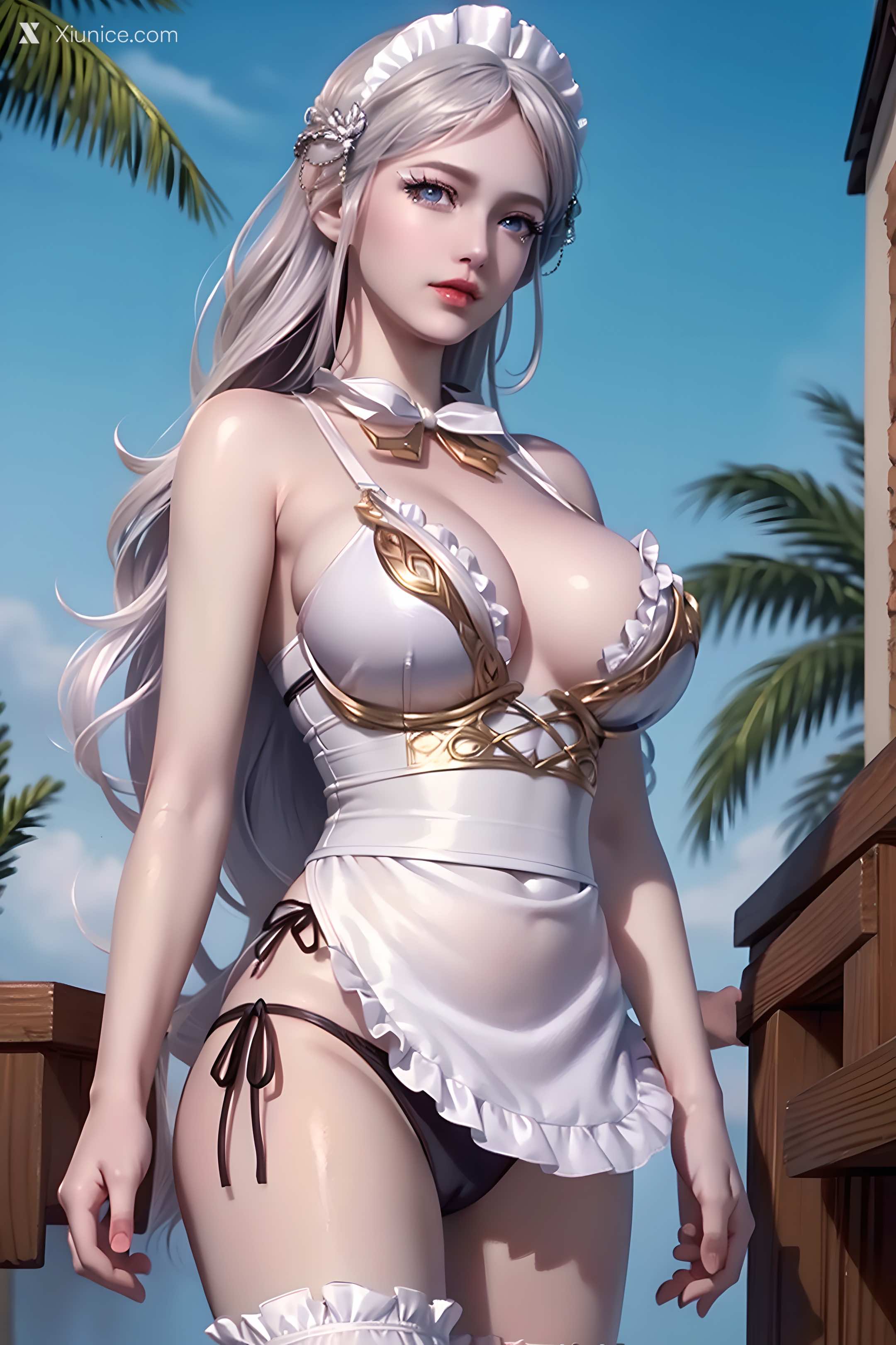 AI Girl Xiunice.com 武庚纪 阿岚 白龙 不闻不问 随风起舞 白龙 2 21