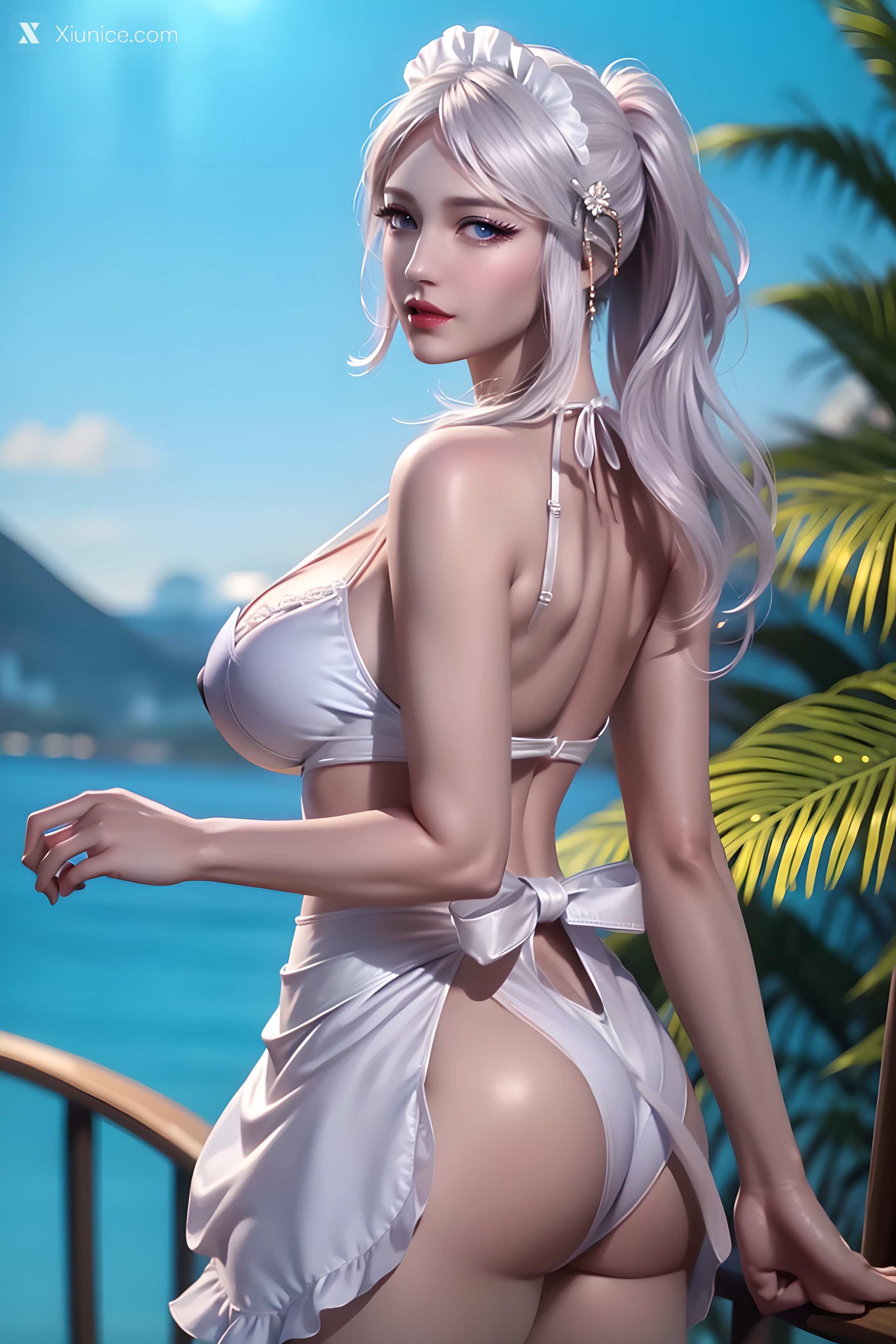 AI Girl Xiunice.com 武庚纪 阿岚 白龙 不闻不问 随风起舞 白龙 2 23