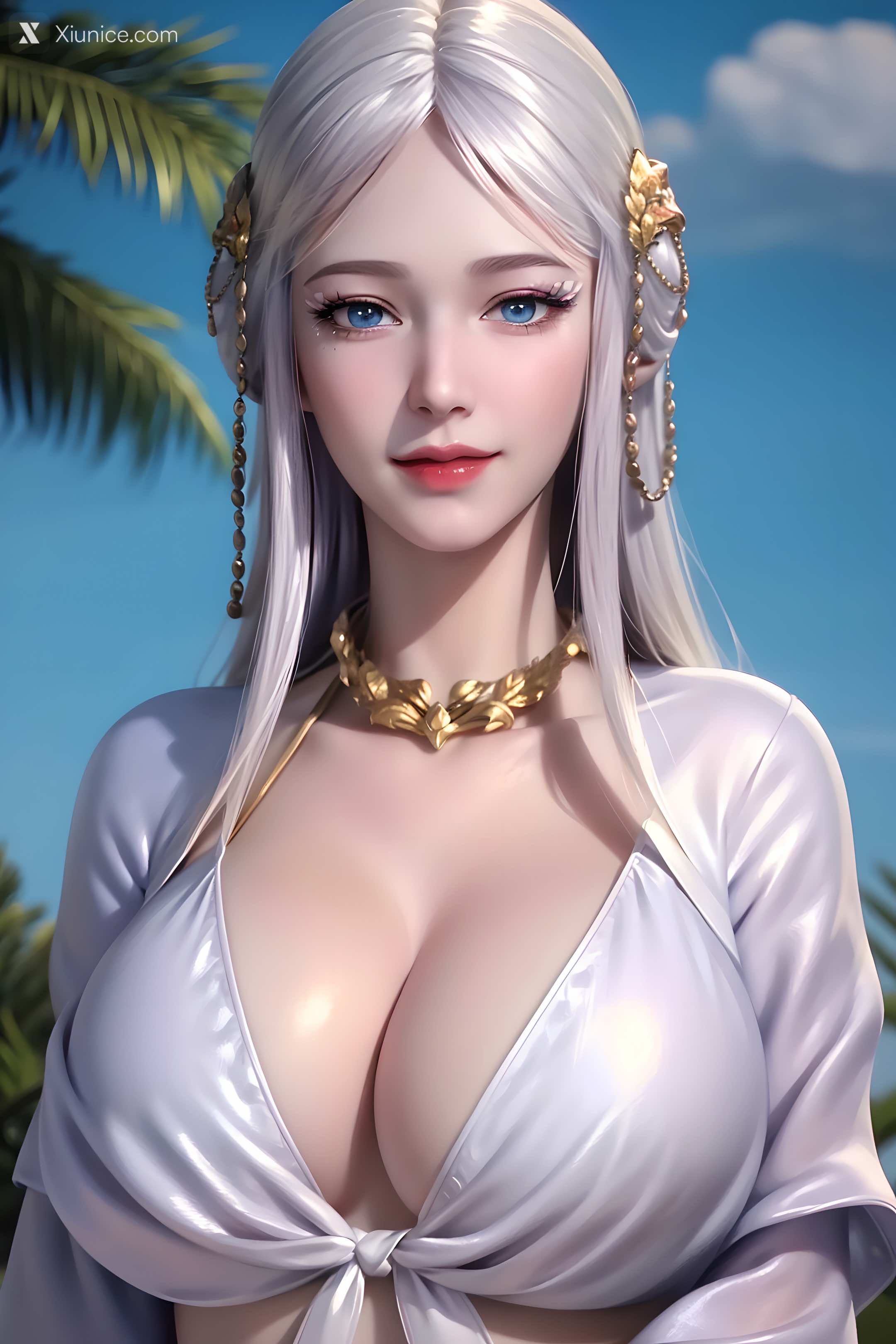 AI Girl Xiunice.com 武庚纪 阿岚 白龙 不闻不问 随风起舞 白龙 2 3