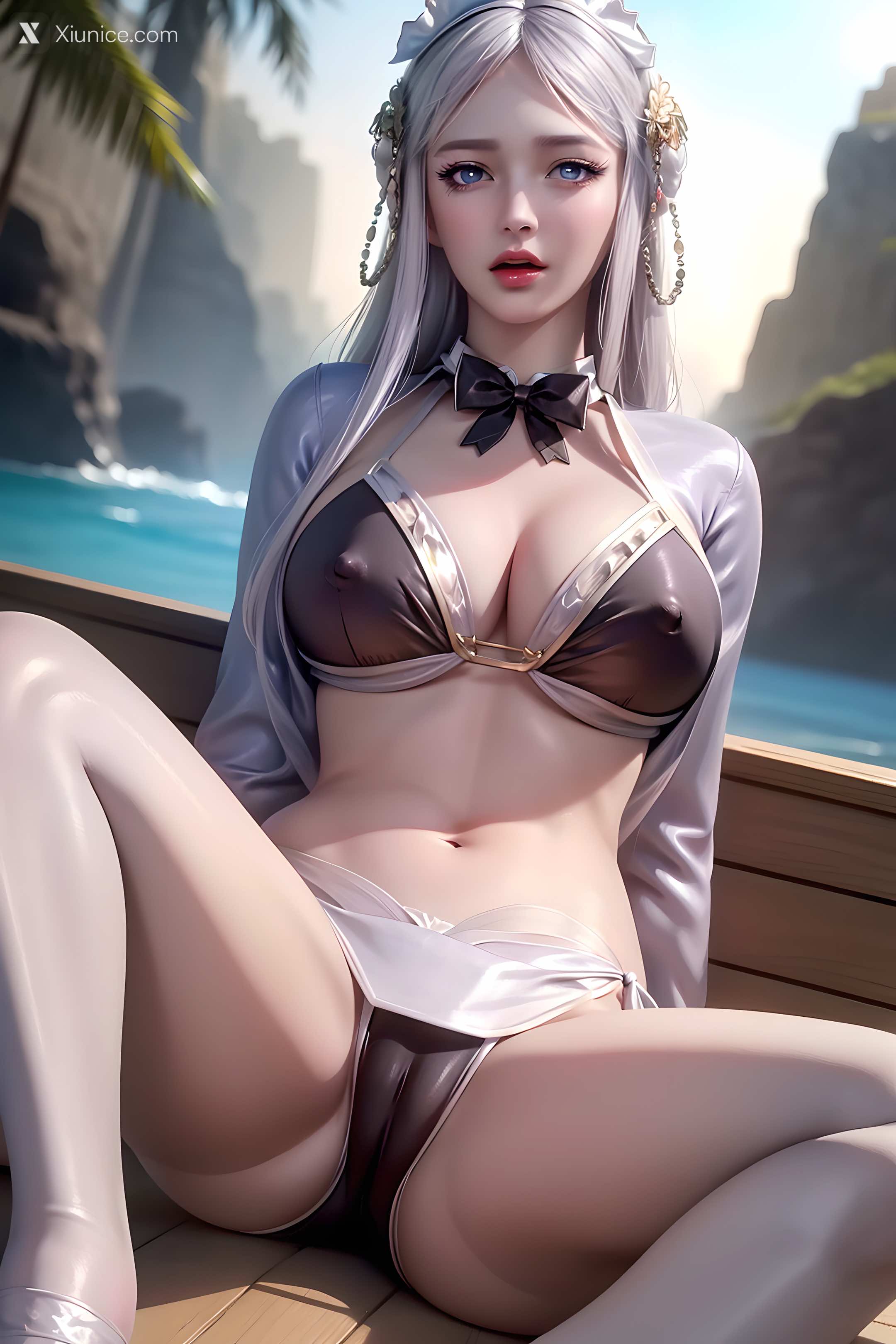 AI Girl Xiunice.com 武庚纪 阿岚 白龙 不闻不问 随风起舞 白龙 2 33