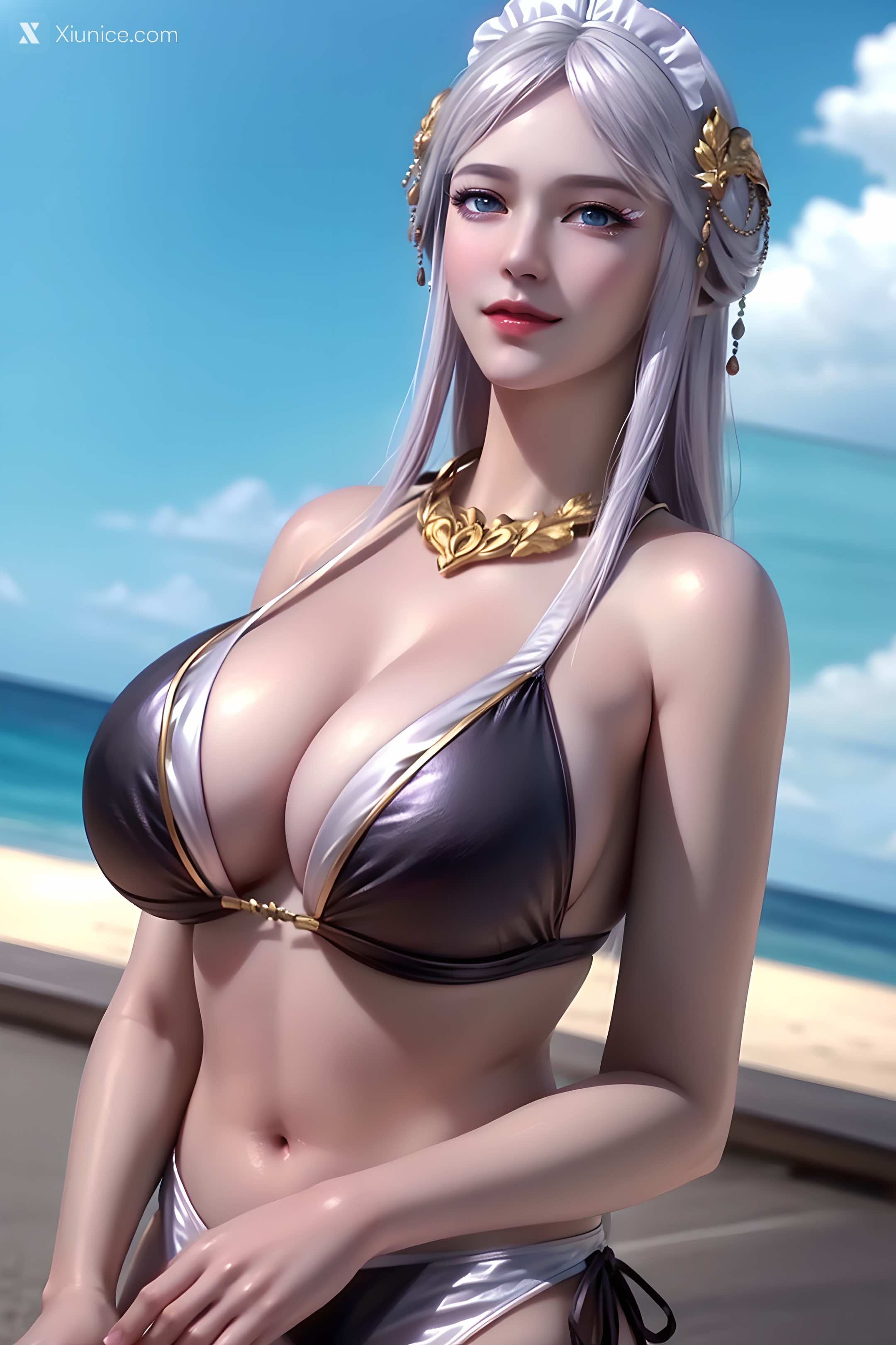 AI Girl Xiunice.com 武庚纪 阿岚 白龙 不闻不问 随风起舞 白龙 2 6