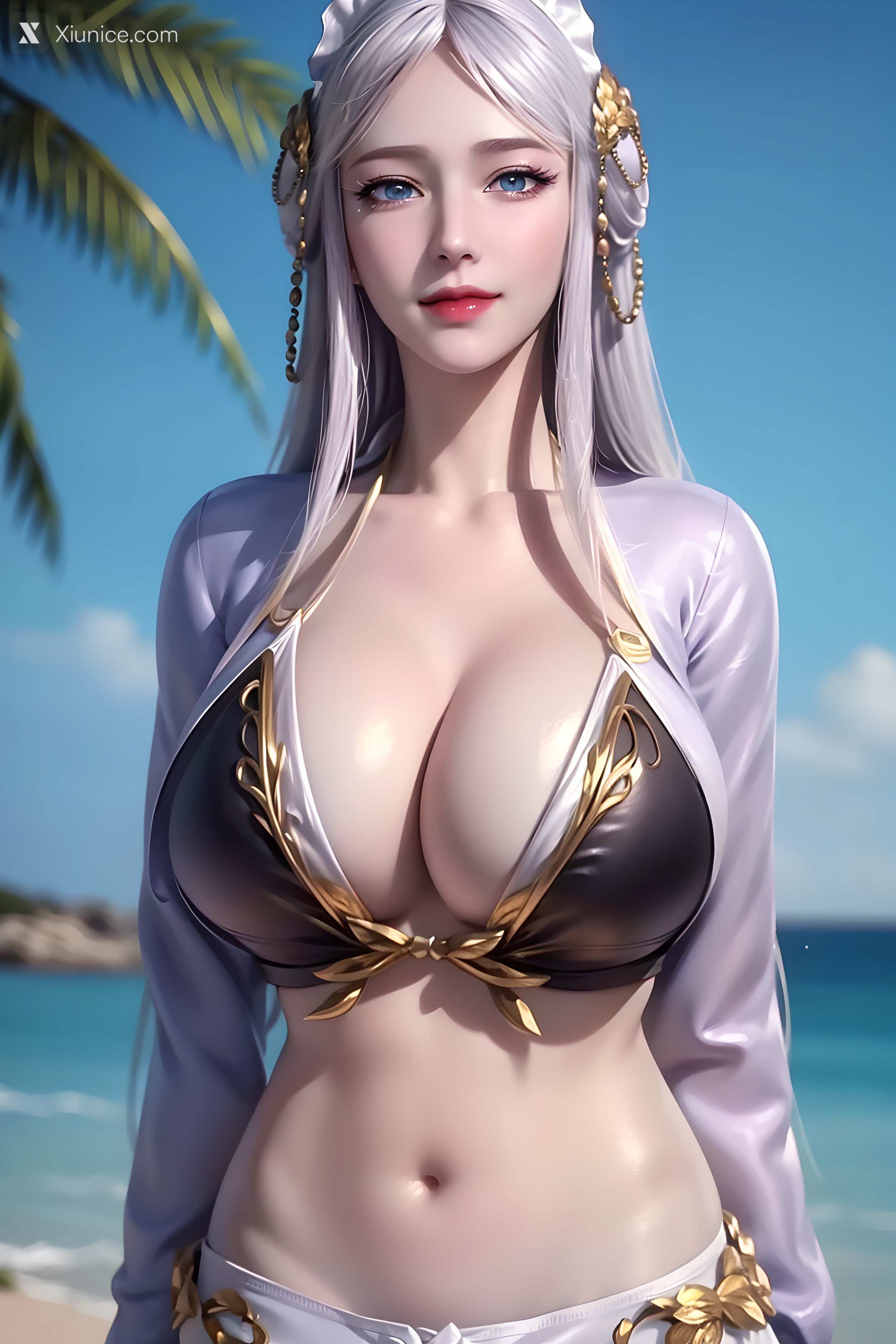 AI Girl Xiunice.com 武庚纪 阿岚 白龙 不闻不问 随风起舞 白龙 2 9
