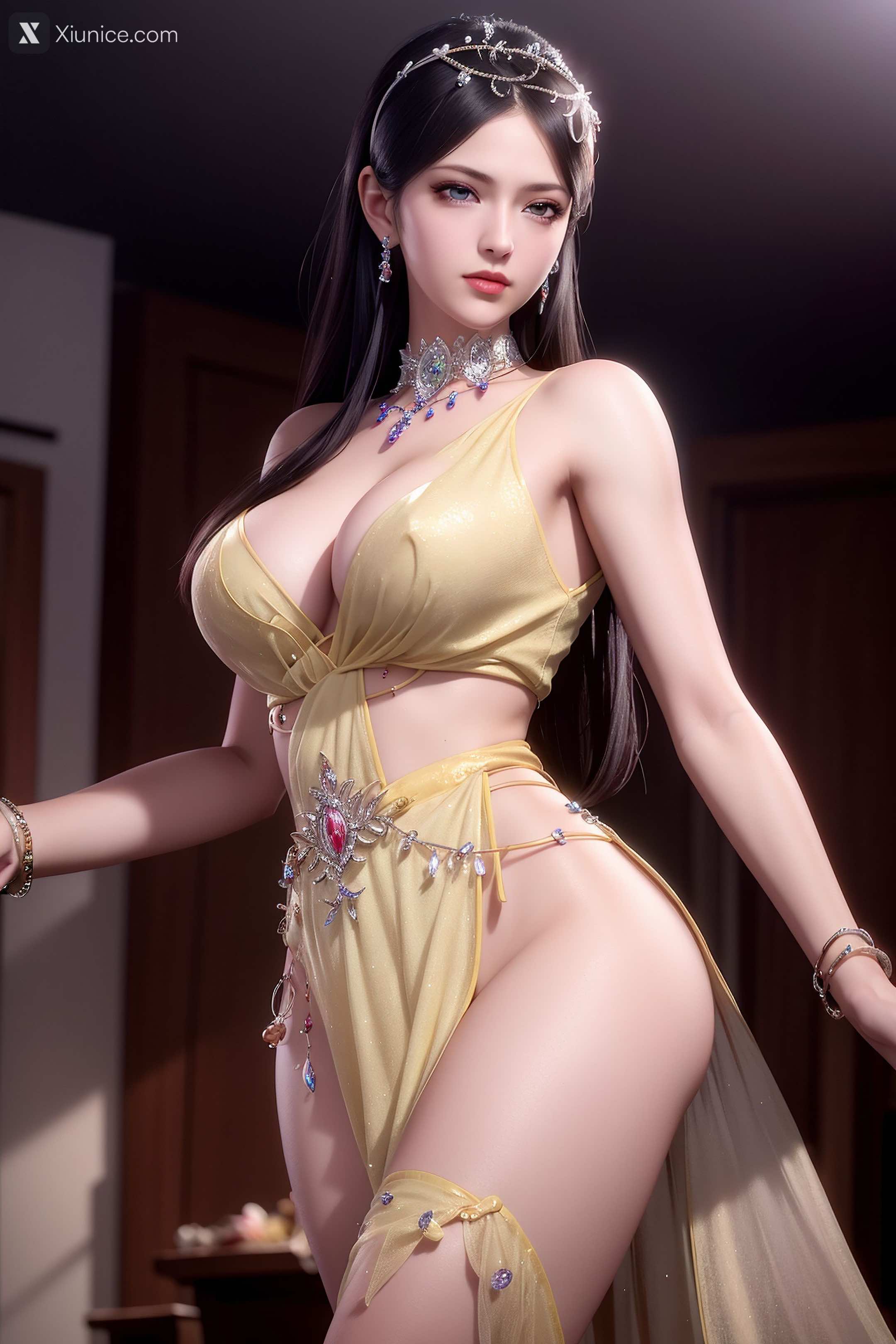 AI Girl Xiunice.com 武庚纪 阿岚 白龙 不闻不问 随风起舞 阿岚 35