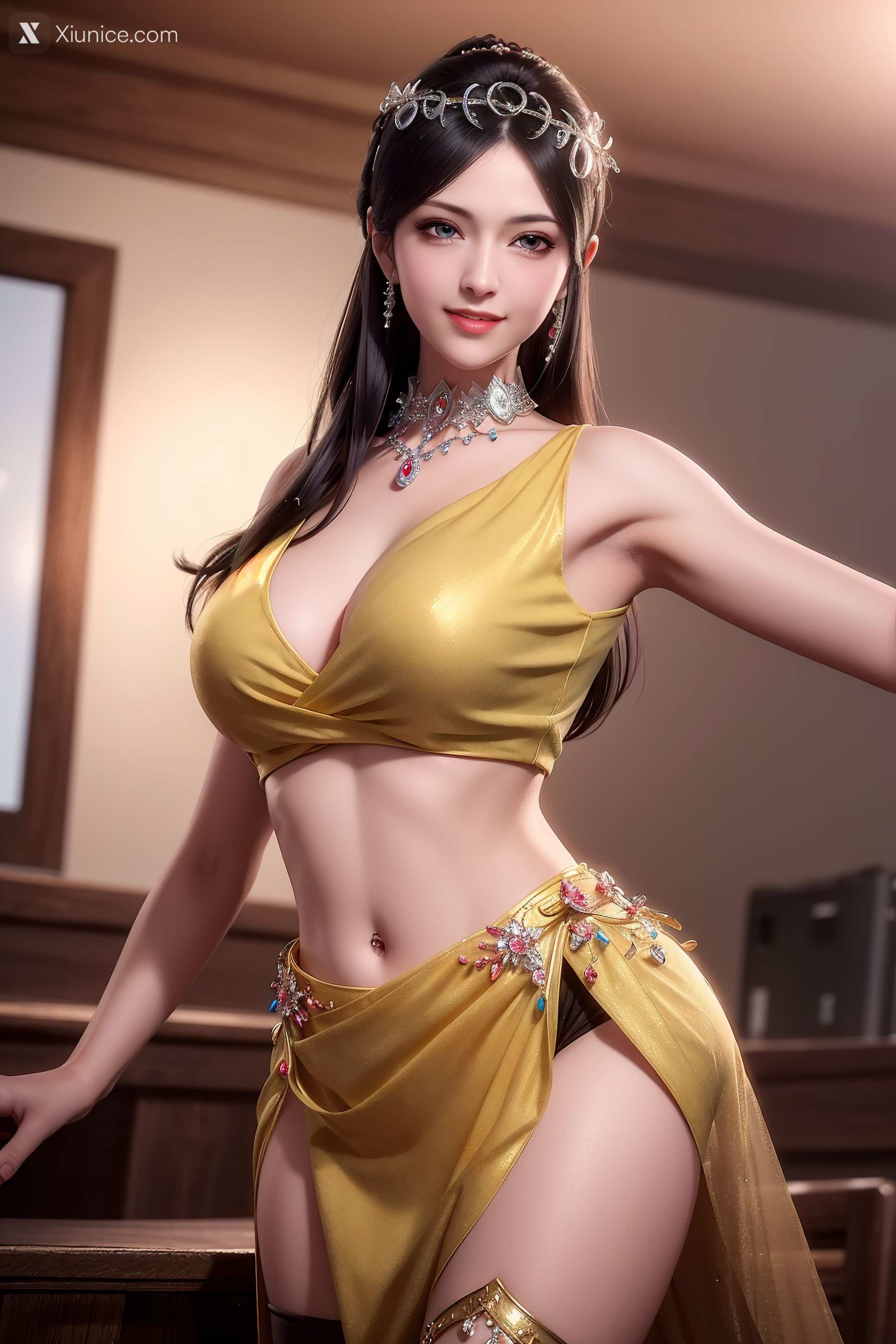 AI Girl Xiunice.com 武庚纪 阿岚 白龙 不闻不问 随风起舞 阿岚 38