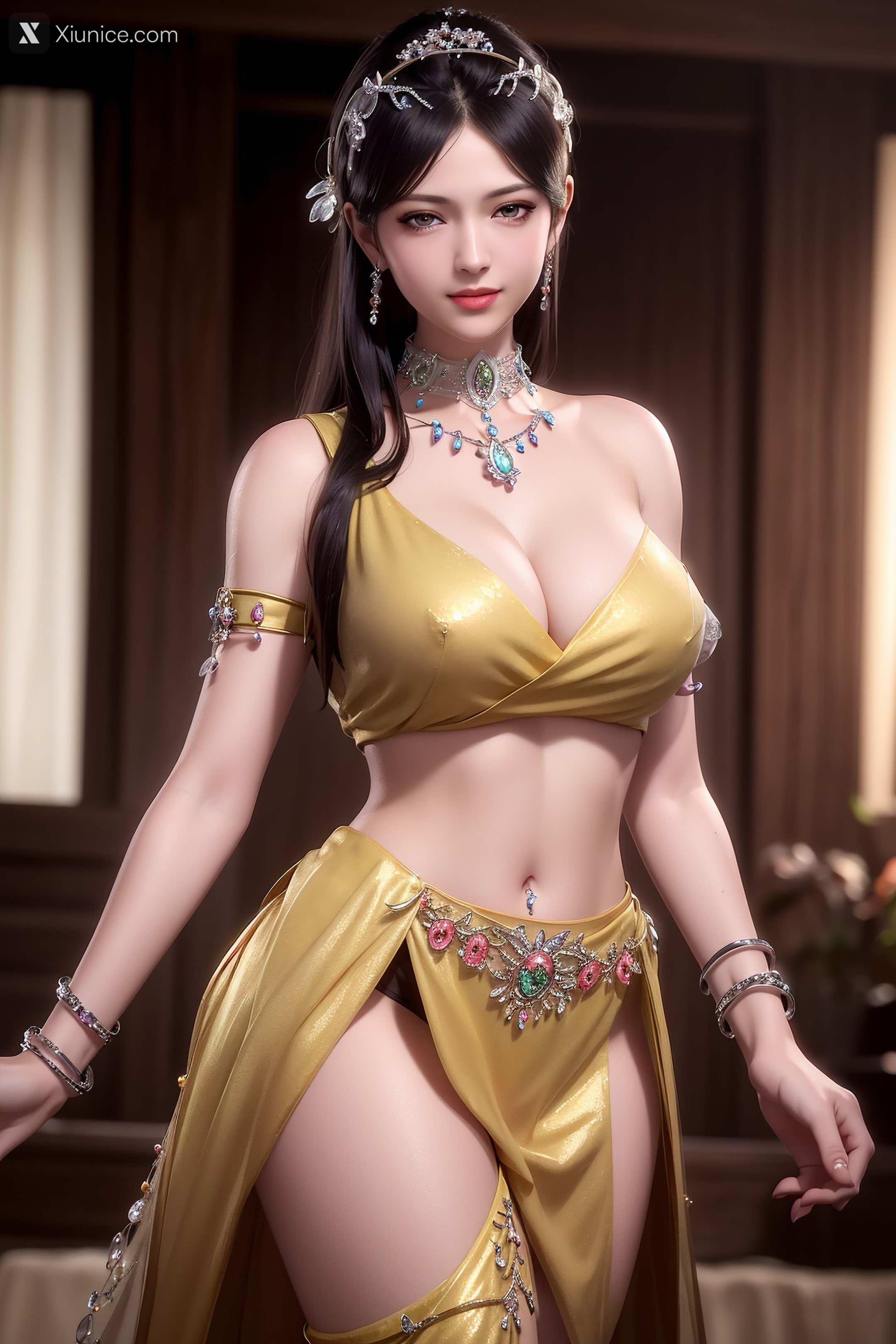AI Girl Xiunice.com 武庚纪 阿岚 白龙 不闻不问 随风起舞 阿岚 41