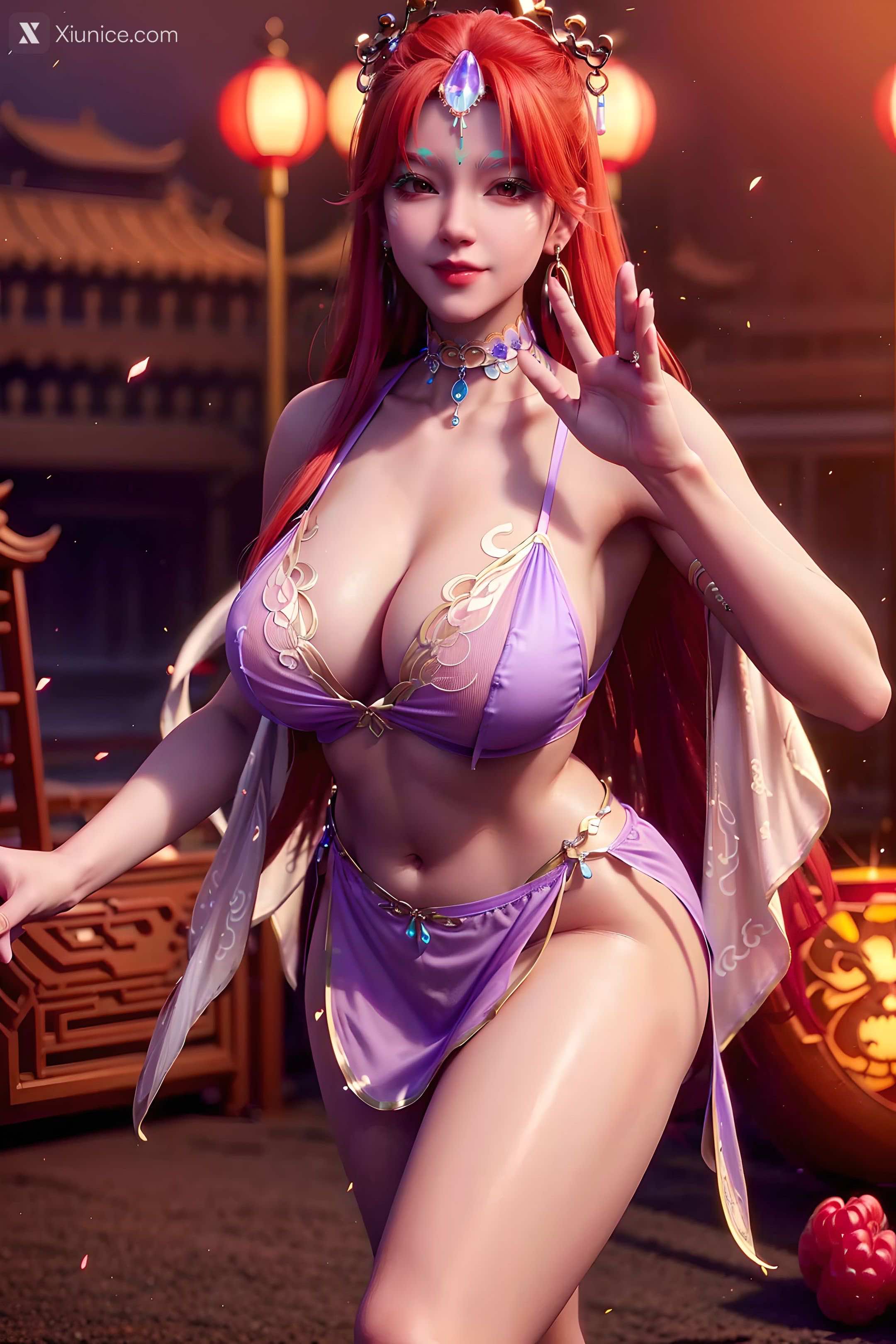 AI Girl Xiunice.com 沧元图 柳七月 孟仙姑柳七月 居家神装 38