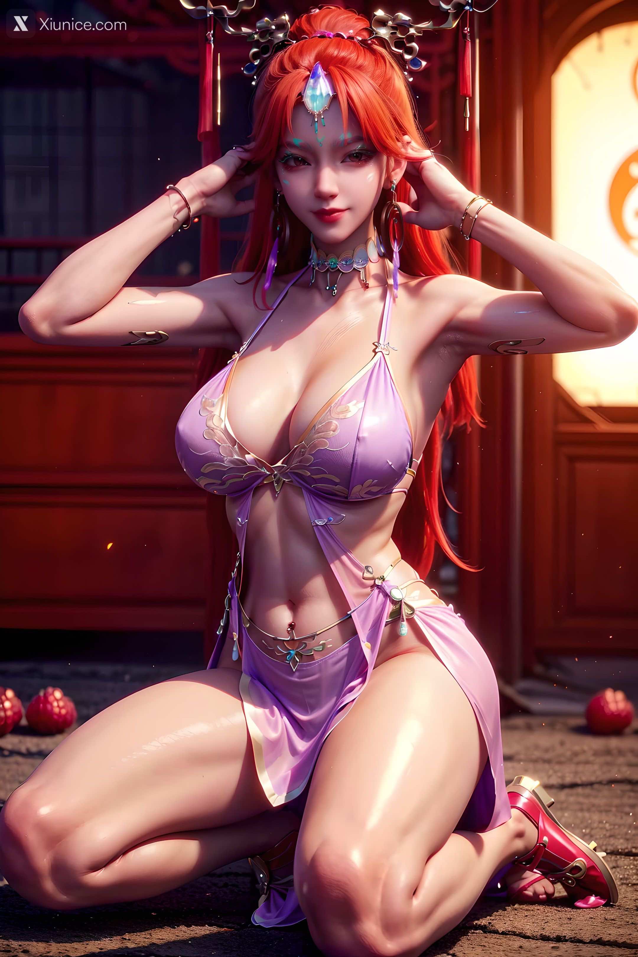 AI Girl Xiunice.com 沧元图 柳七月 孟仙姑柳七月 居家神装 42