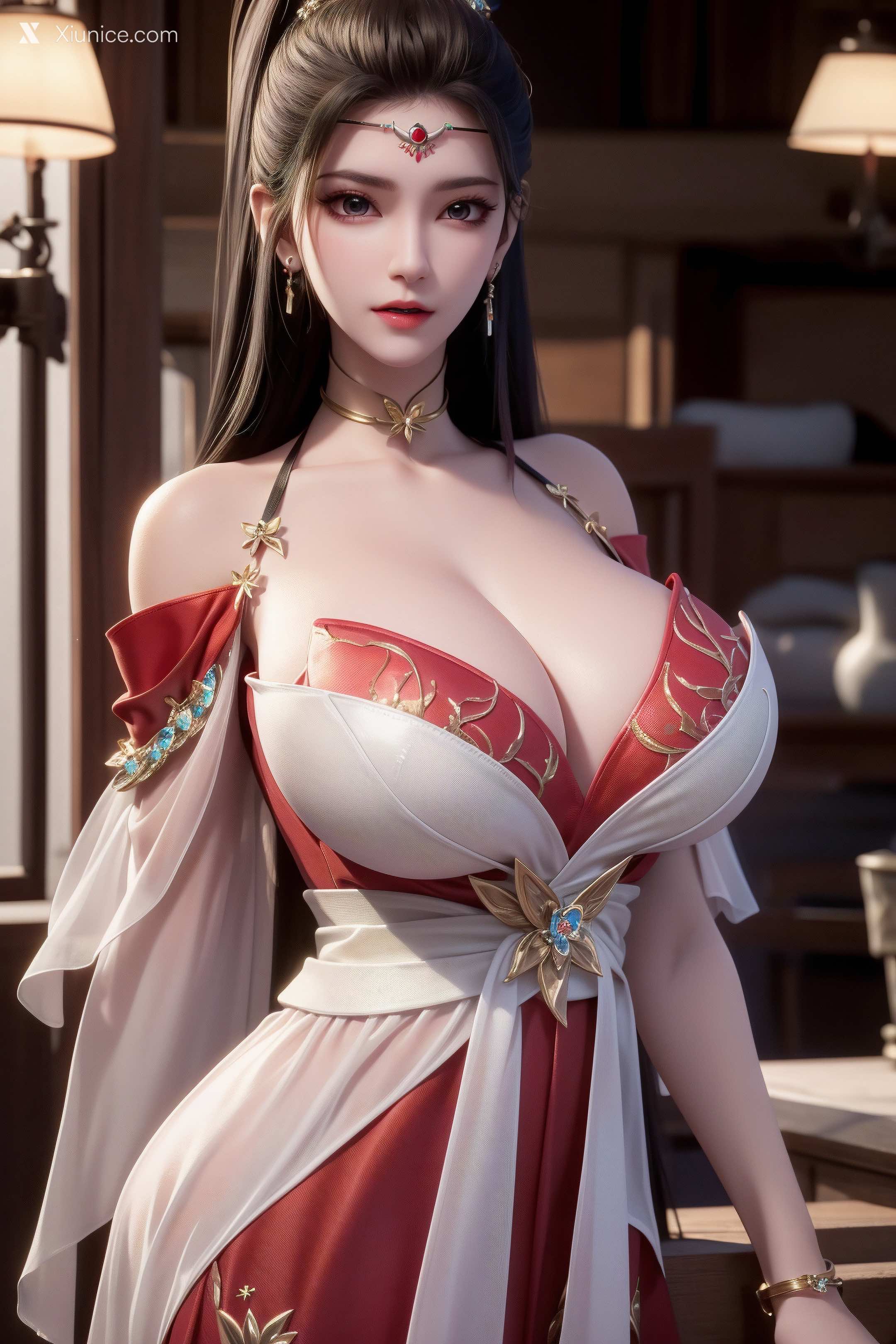 AI Girl Xiunice.com 沧元图 柳七月 孟仙姑柳七月 巨乳 14