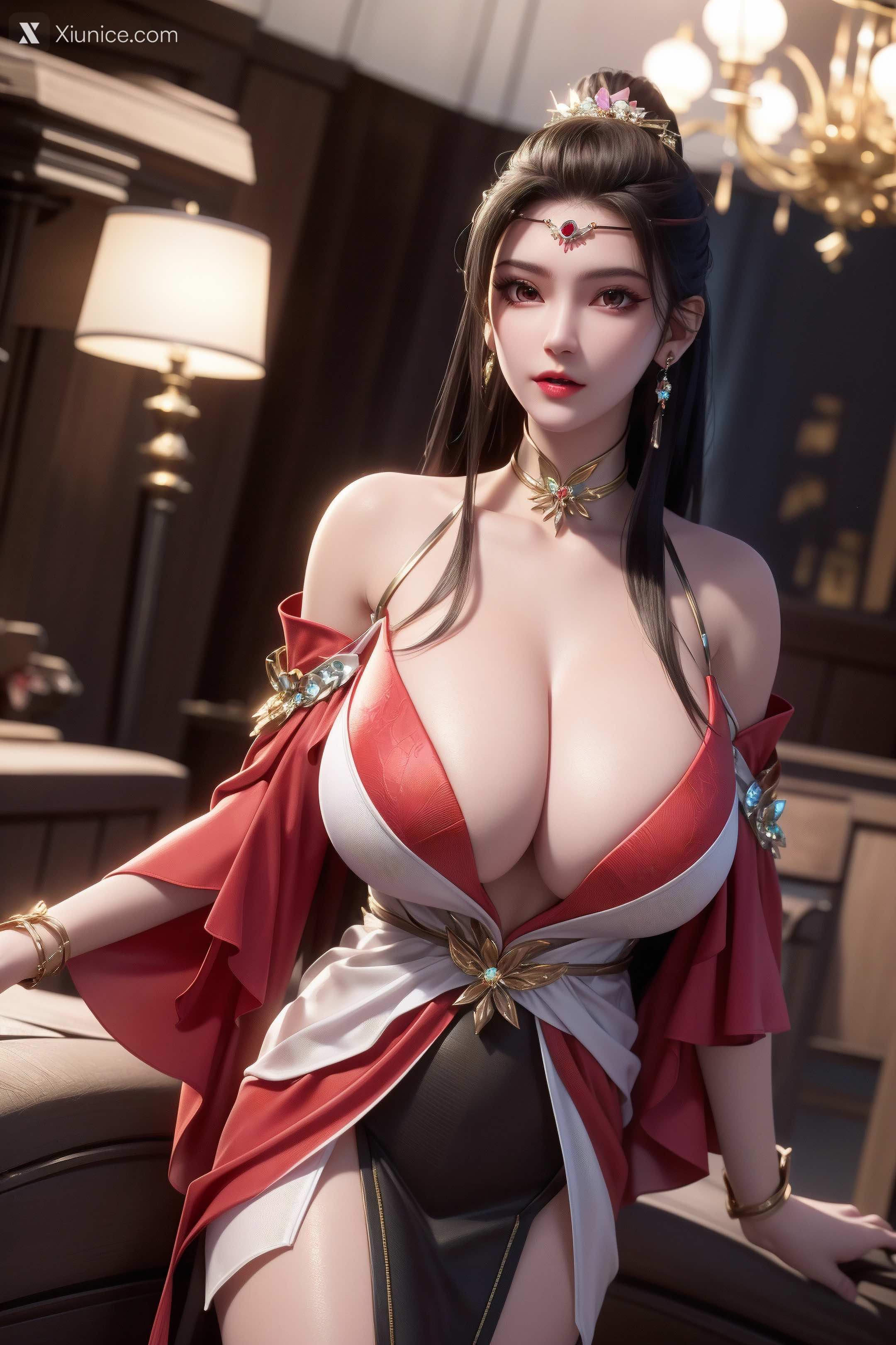 AI Girl Xiunice.com 沧元图 柳七月 孟仙姑柳七月 巨乳 17