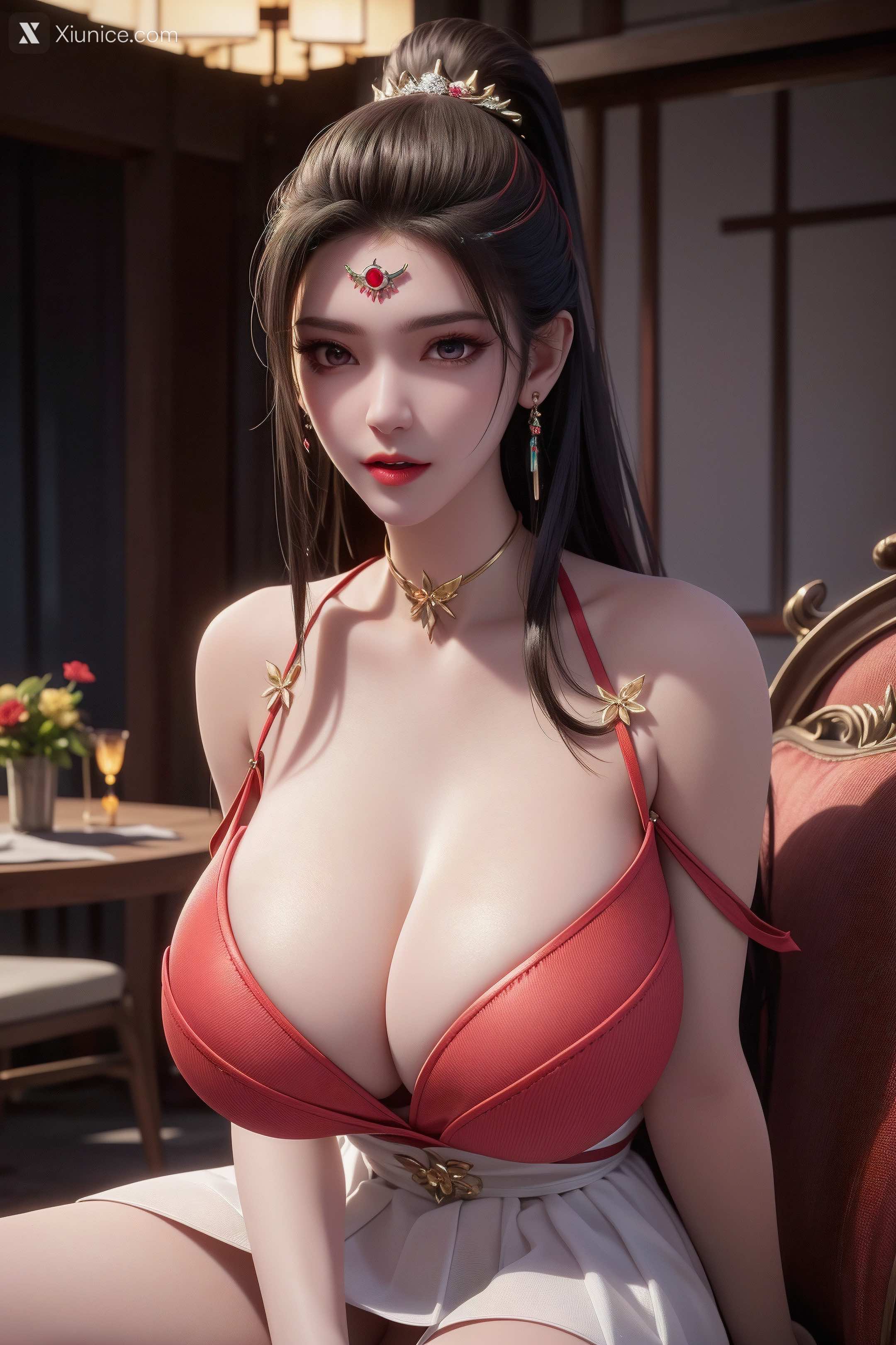 AI Girl Xiunice.com 沧元图 柳七月 孟仙姑柳七月 巨乳 19