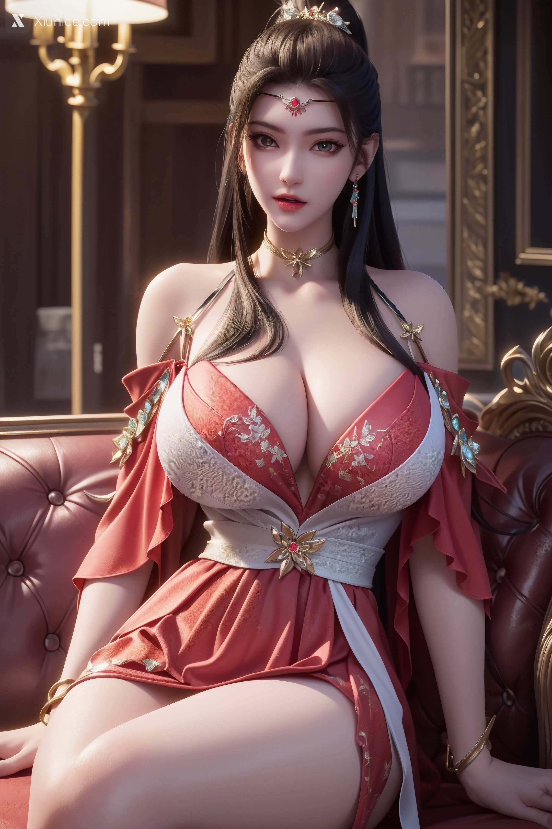 AI Girl Xiunice.com 沧元图 柳七月 孟仙姑柳七月 巨乳 28