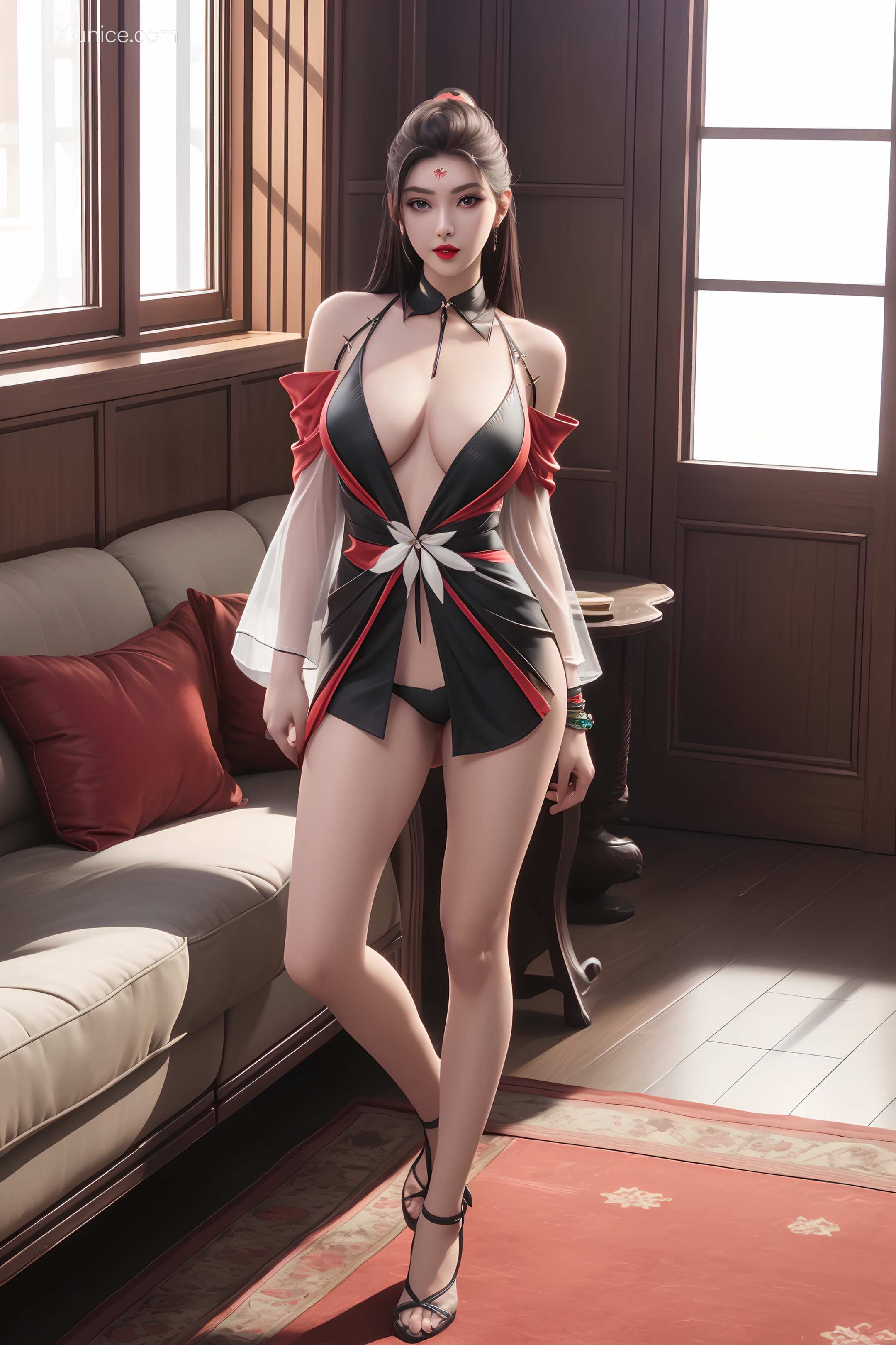 AI Girl Xiunice.com 沧元图 柳七月 孟仙姑柳七月 薄纱 6