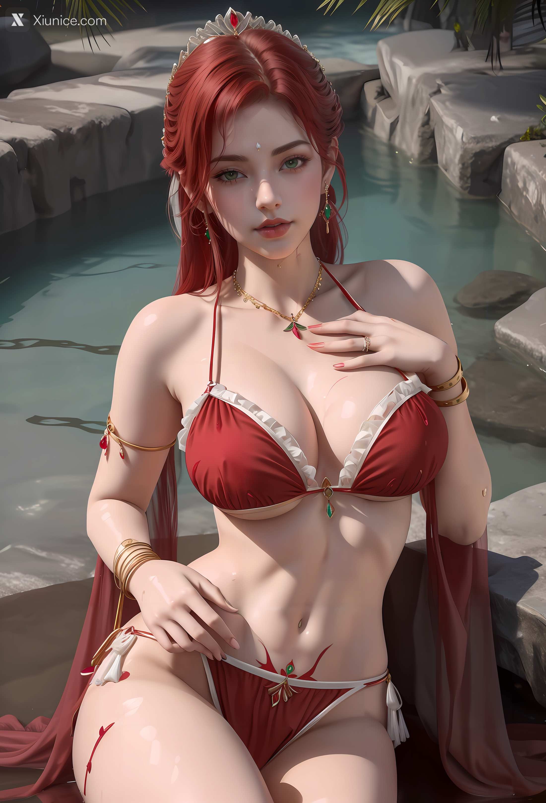 AI Girl Xiunice.com 沧元图 柳七月 孟仙姑 孟仙姑 内衣 10
