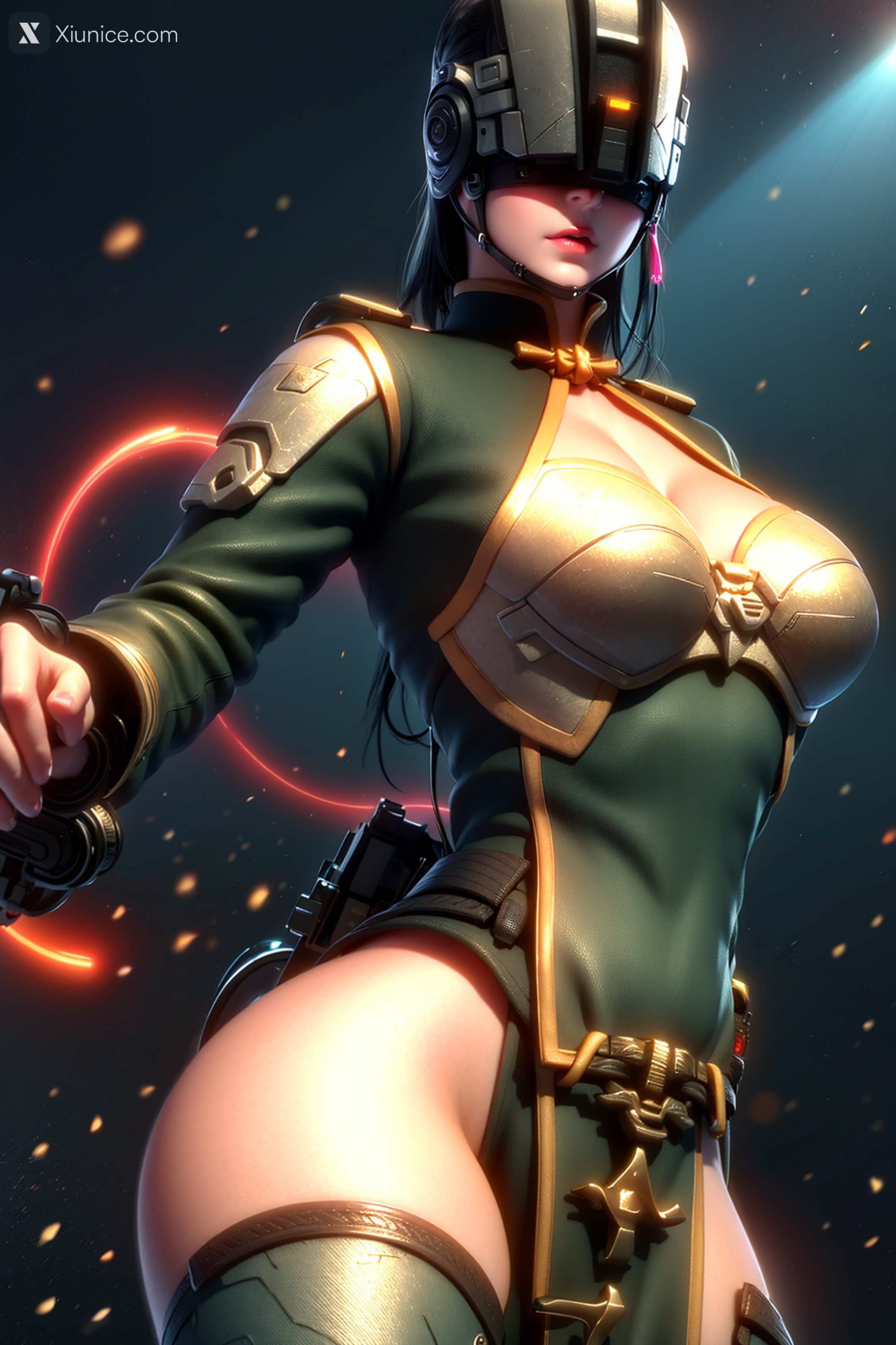 AI Girl Xiunice.com 灵笼 白月魁 荷光者 镜南 荷光者 1 1