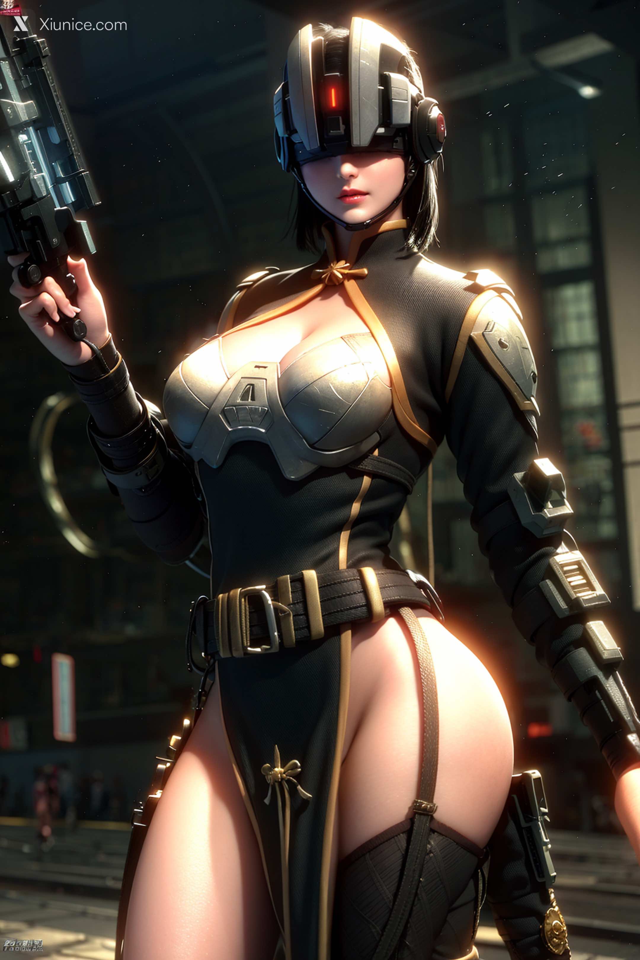 AI Girl Xiunice.com 灵笼 白月魁 荷光者 镜南 荷光者 1 2