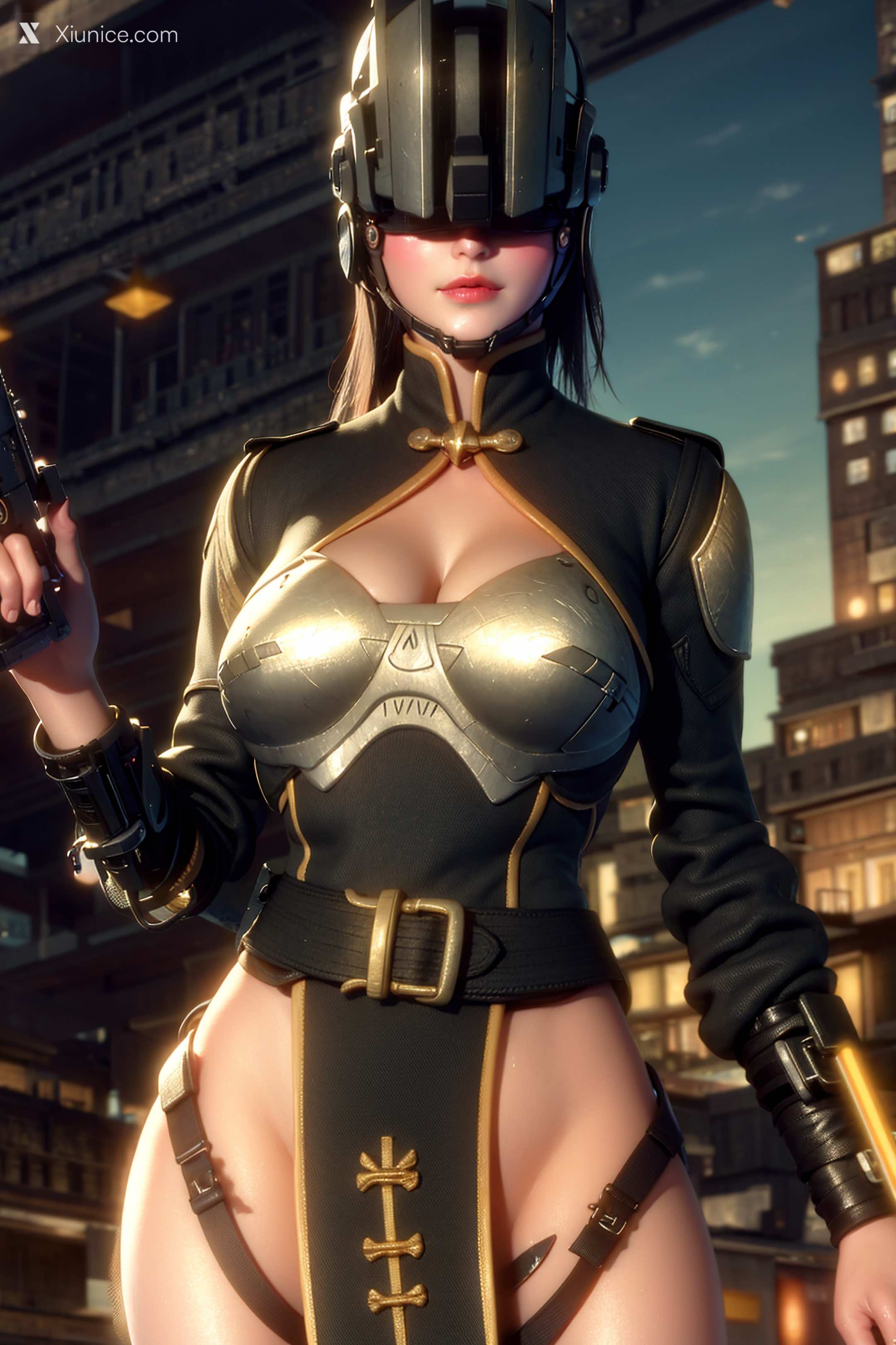 AI Girl Xiunice.com 灵笼 白月魁 荷光者 镜南 荷光者 1 24
