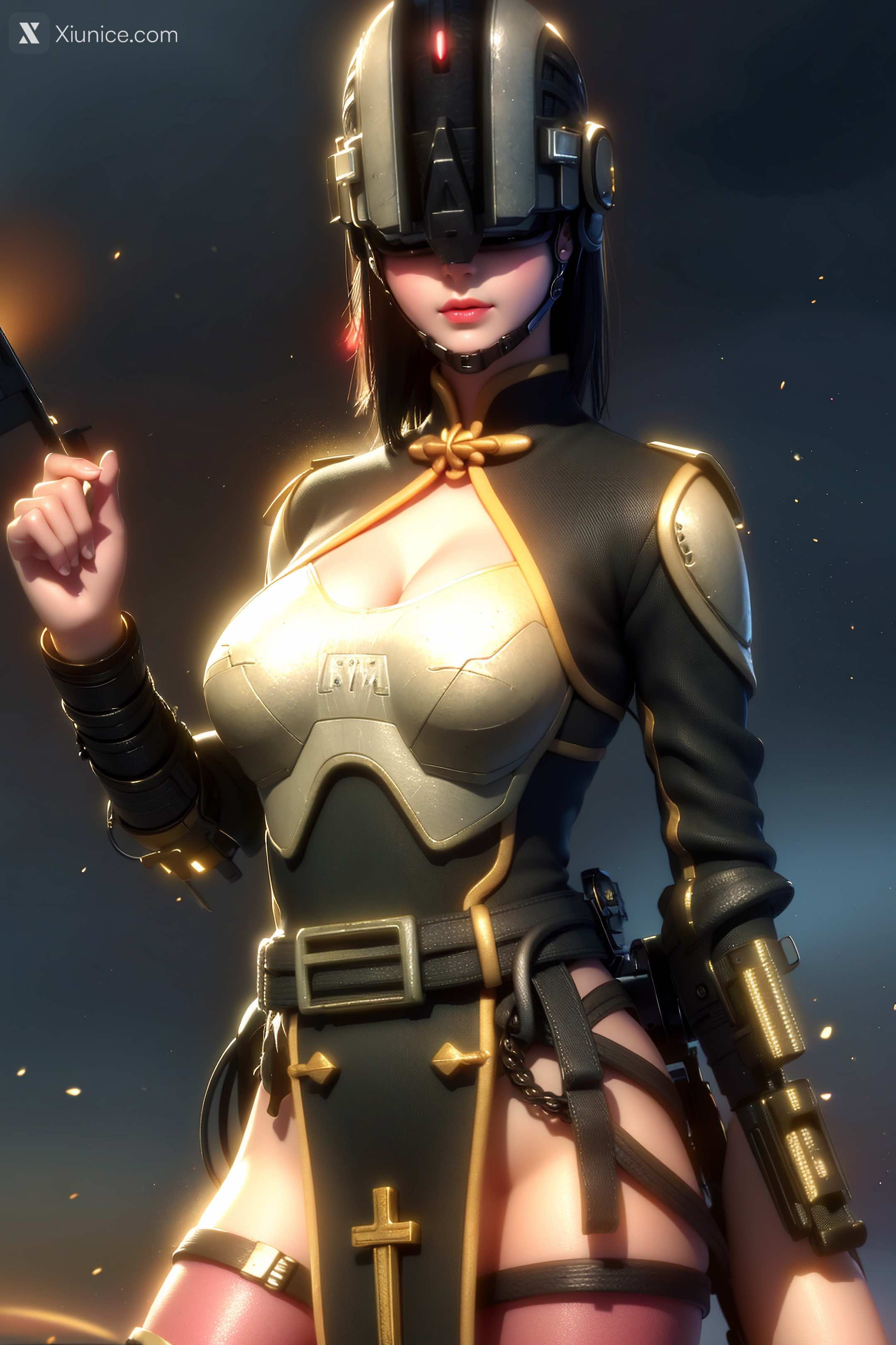 AI Girl Xiunice.com 灵笼 白月魁 荷光者 镜南 荷光者 1 25