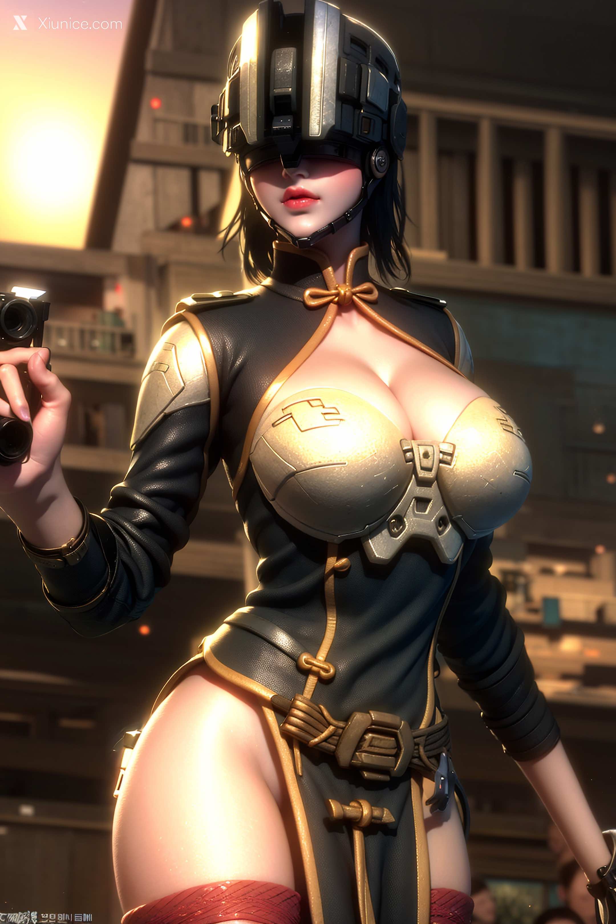 AI Girl Xiunice.com 灵笼 白月魁 荷光者 镜南 荷光者 1 26